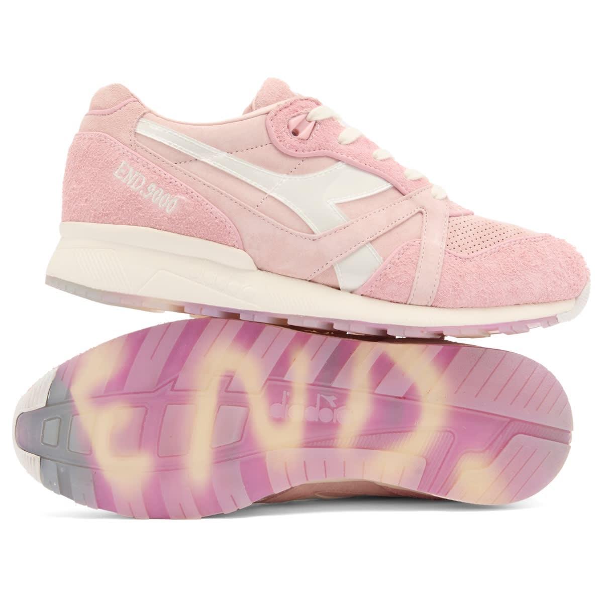 Diadora Shoes Diadora N9000 Pink Diadora X N9000 Sneaker In Pink