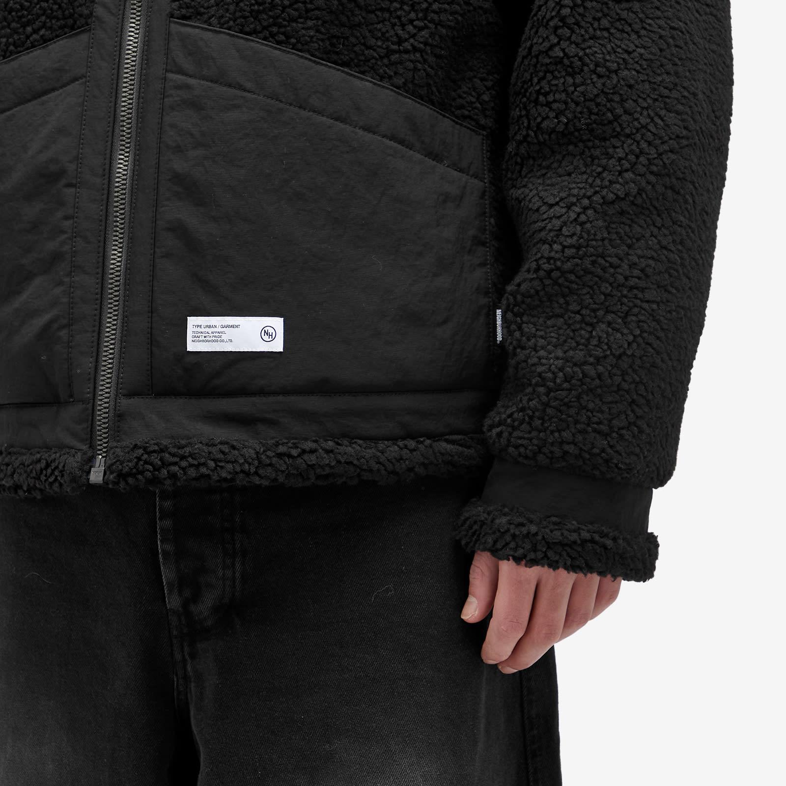 Neighborhood Boa Fleece B-3 Type Jacket in Black for Men | Lyst