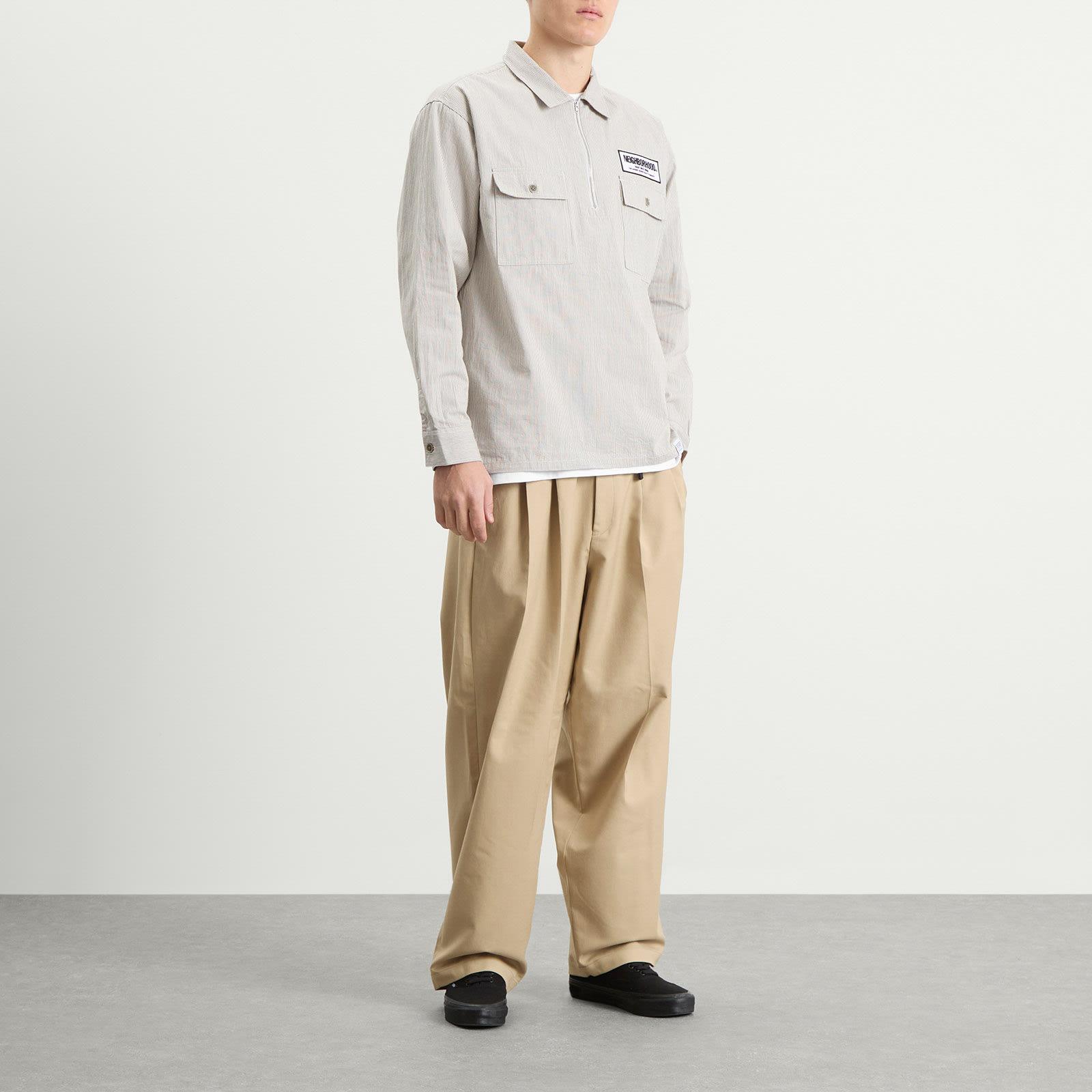 Neighborhood Classic Work Pullover Shirt in White for Men | Lyst