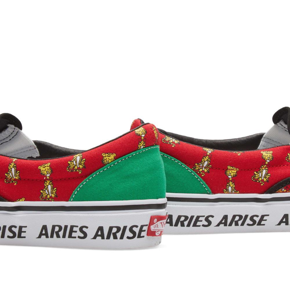 Vans X Aries Arise Og Classic Slip On Lx in Red | Lyst UK