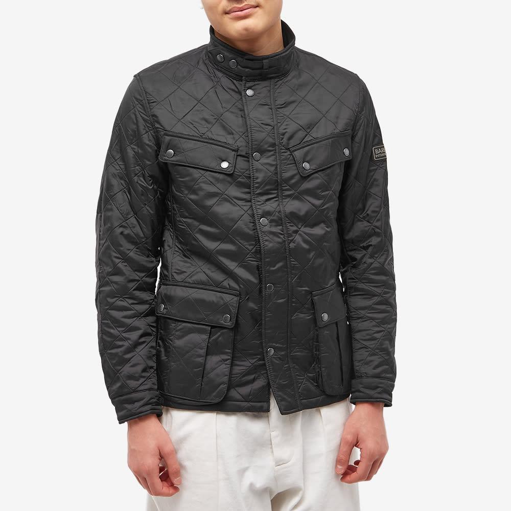 Barbour International Ariel Polarquilt Jacket in Black for Men | Lyst