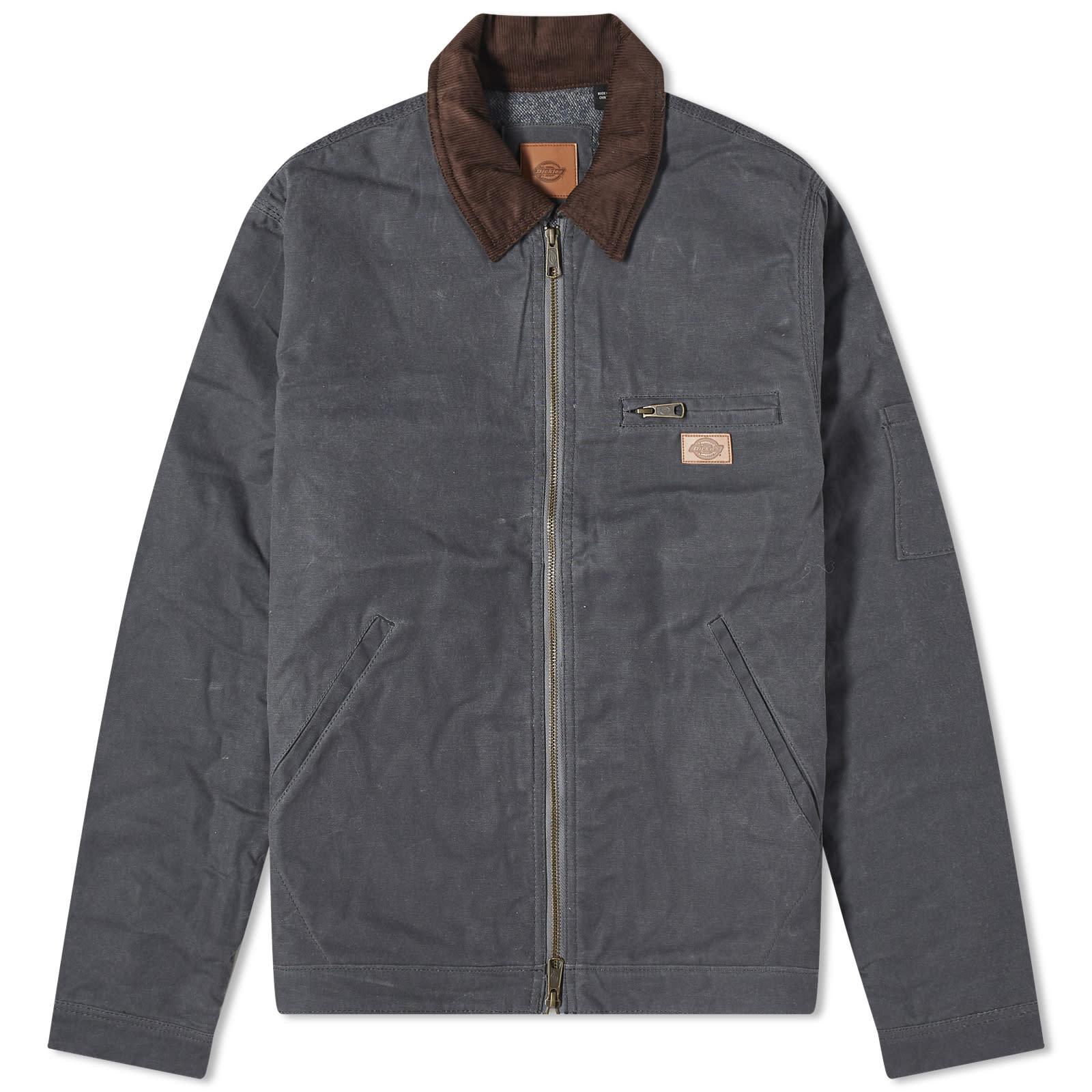Dickies Lucas Waxed Zip Jacket in Gray for Men | Lyst