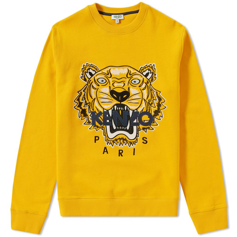 black and yellow kenzo jumper