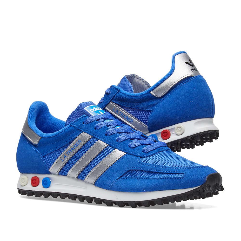 la trainer adidas blue