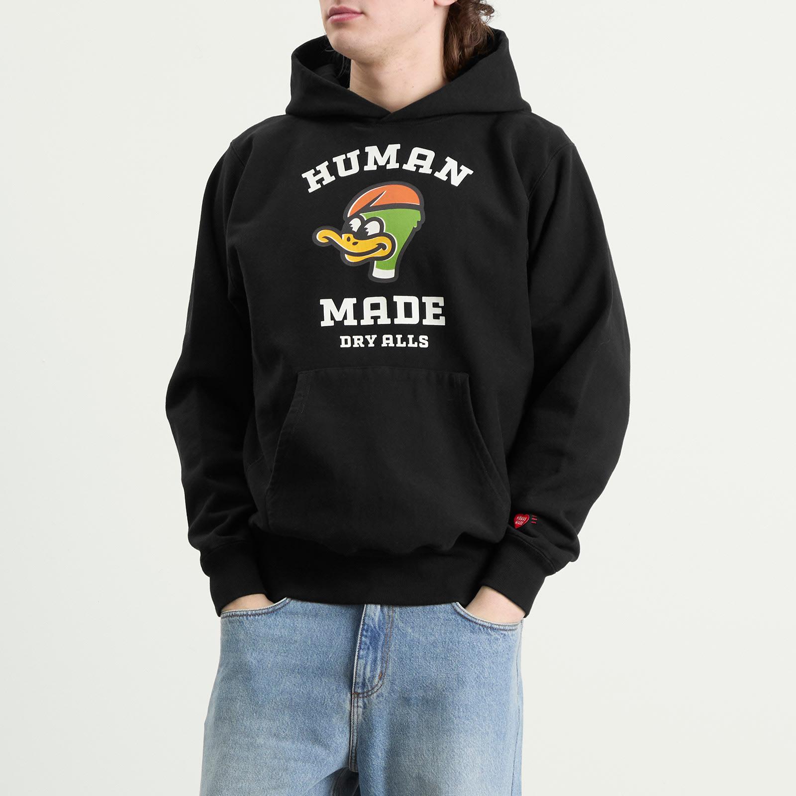 Human Made Duck Head Heavyweight Hoodie in Black for Men | Lyst