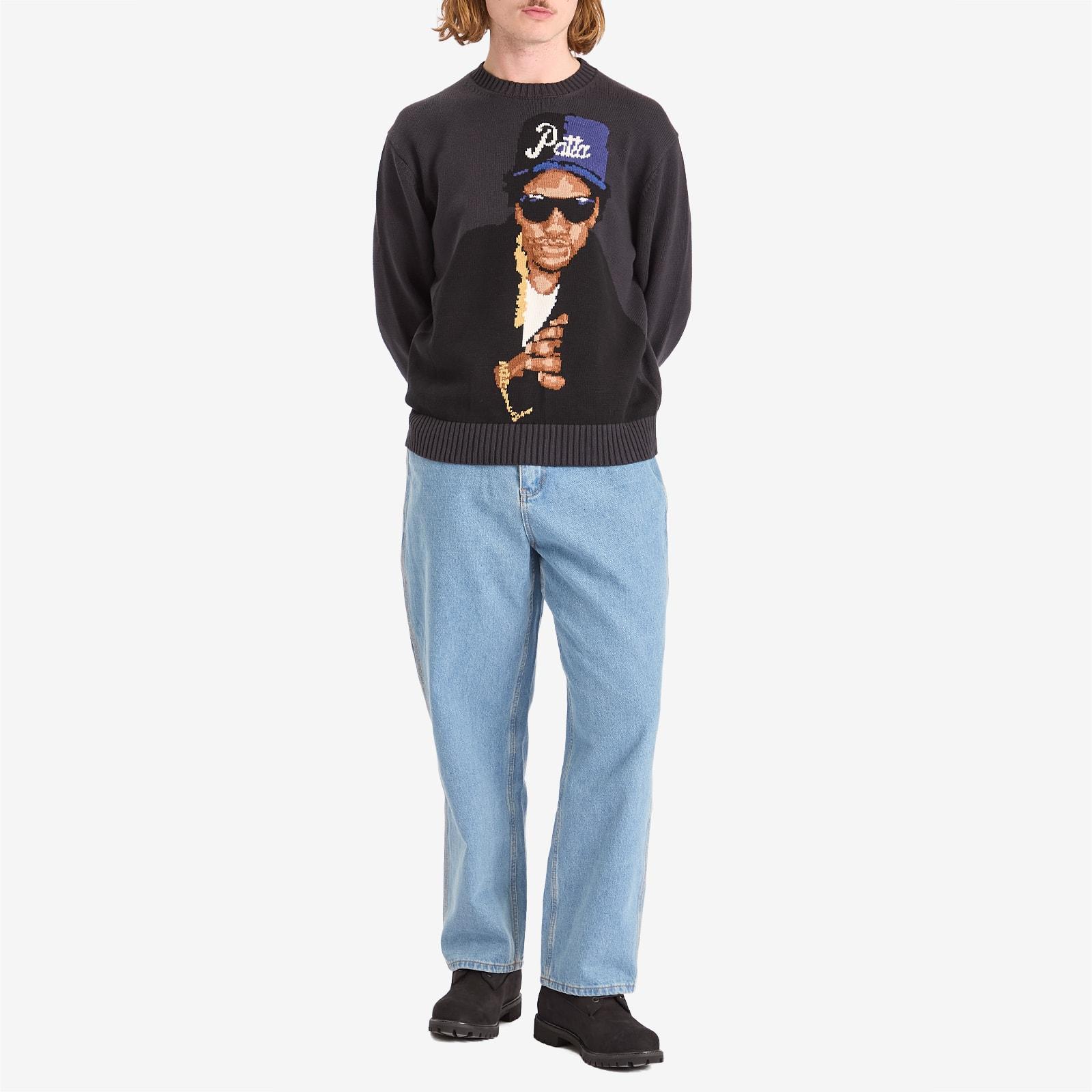 PATTA Old School Knit Jumper in Black for Men Lyst