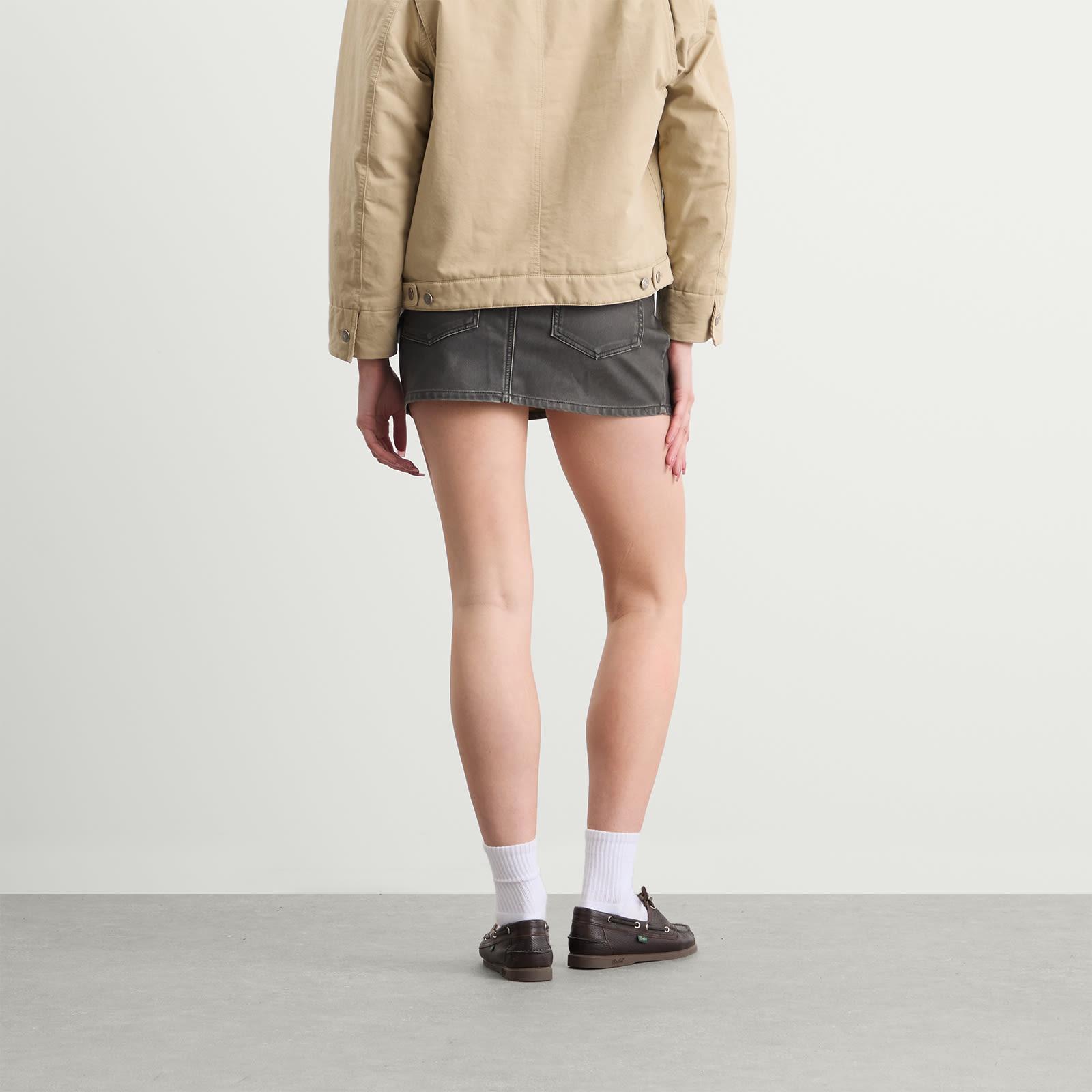 GOOD AMERICAN Faux Leather Good 90S Mini Skirt in Black Lyst UK