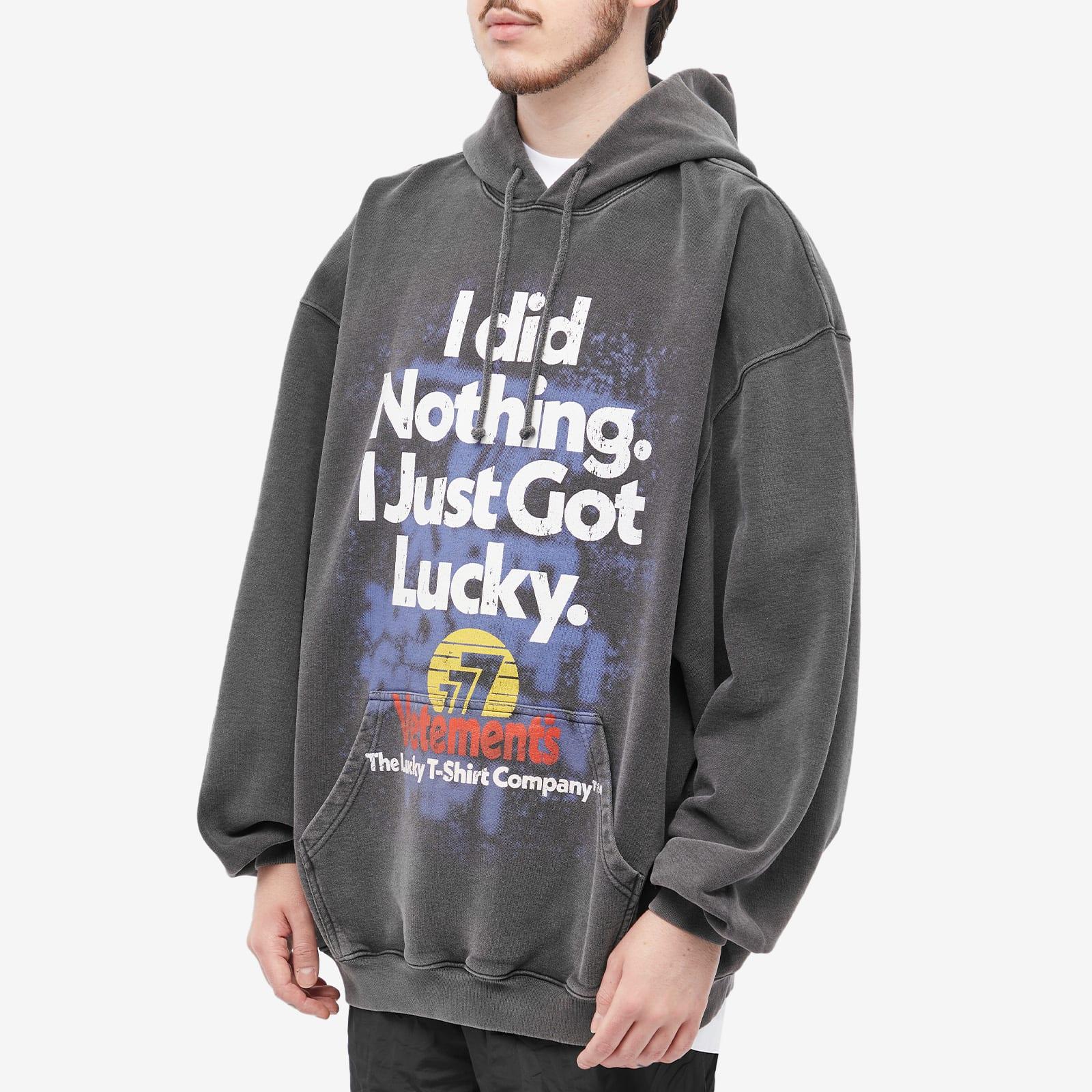 VETEMENTS 22AW I GOT LUCKY HOODIE VETEMENTS 22AW I GOT LUCKY HOODIE