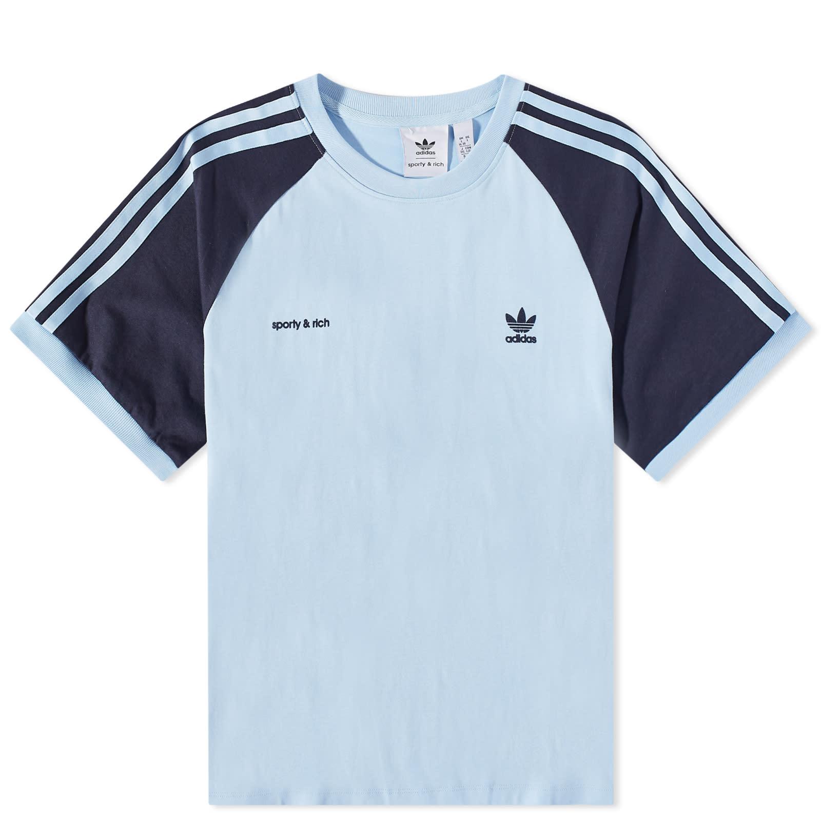 adidas X Sporty & Rich T-shirt in Blue for Men | Lyst