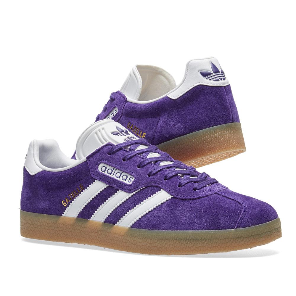 adidas gazelle purple suede