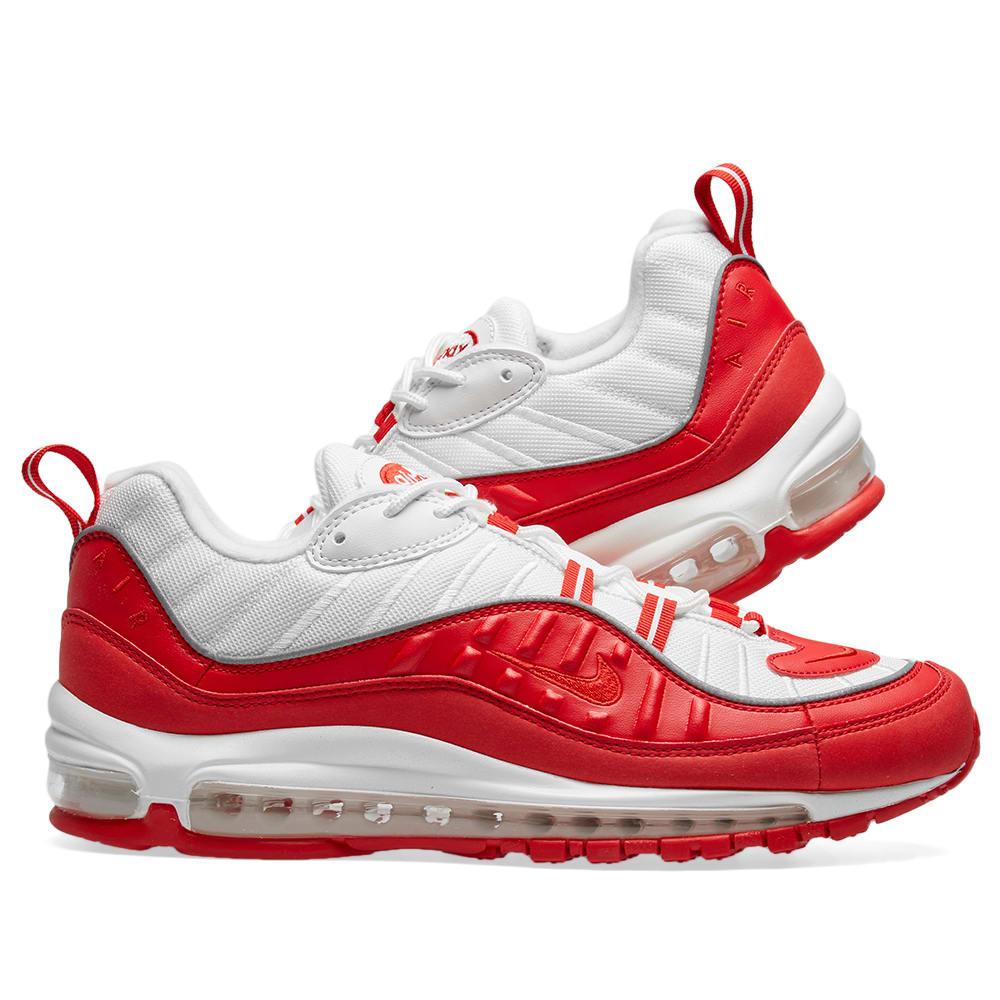 Nike Leather Air Max 98 in University Red (Red) for Men - Save 93% | Lyst