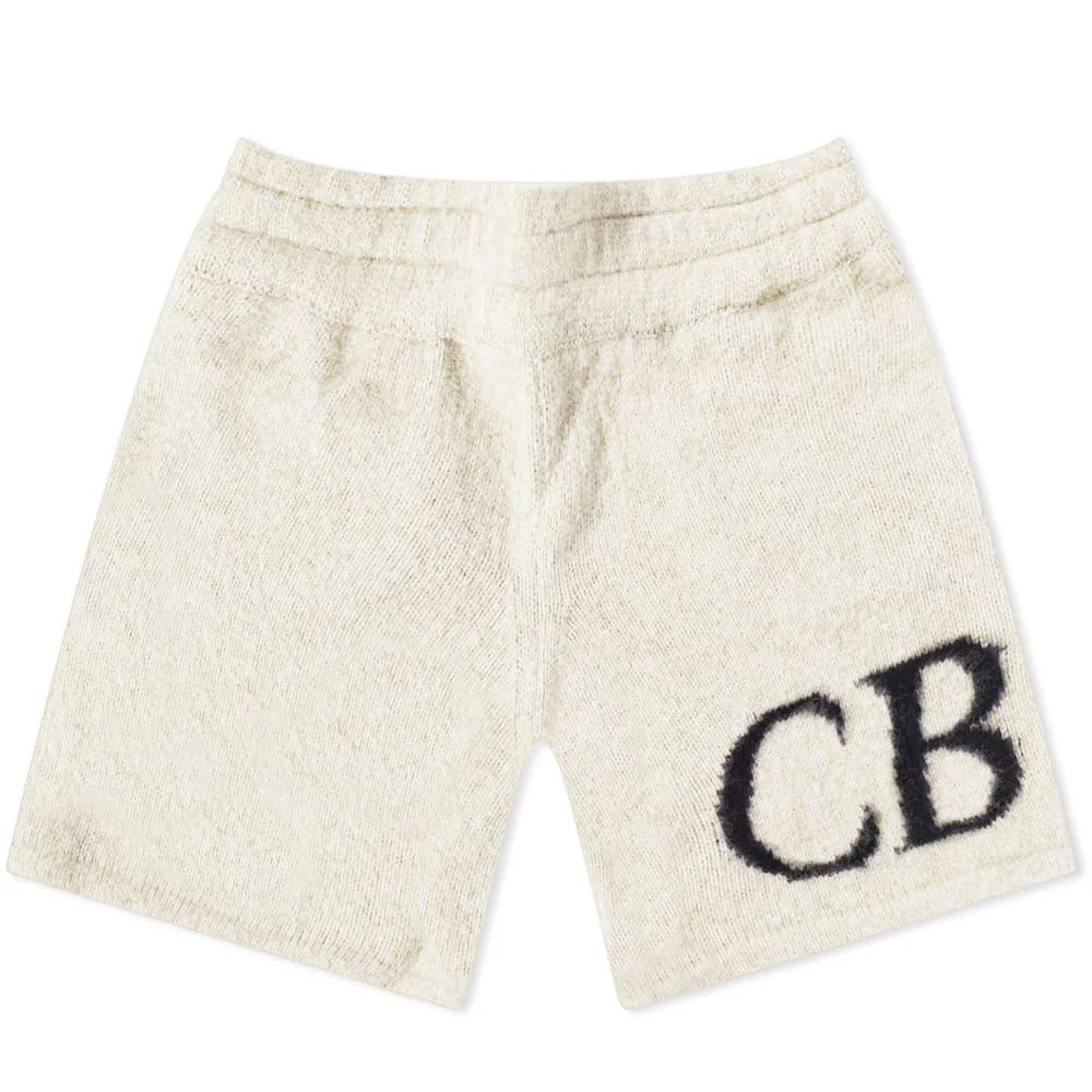 Cole Buxton Intarsia Knit Shorts in Natural for Men | Lyst