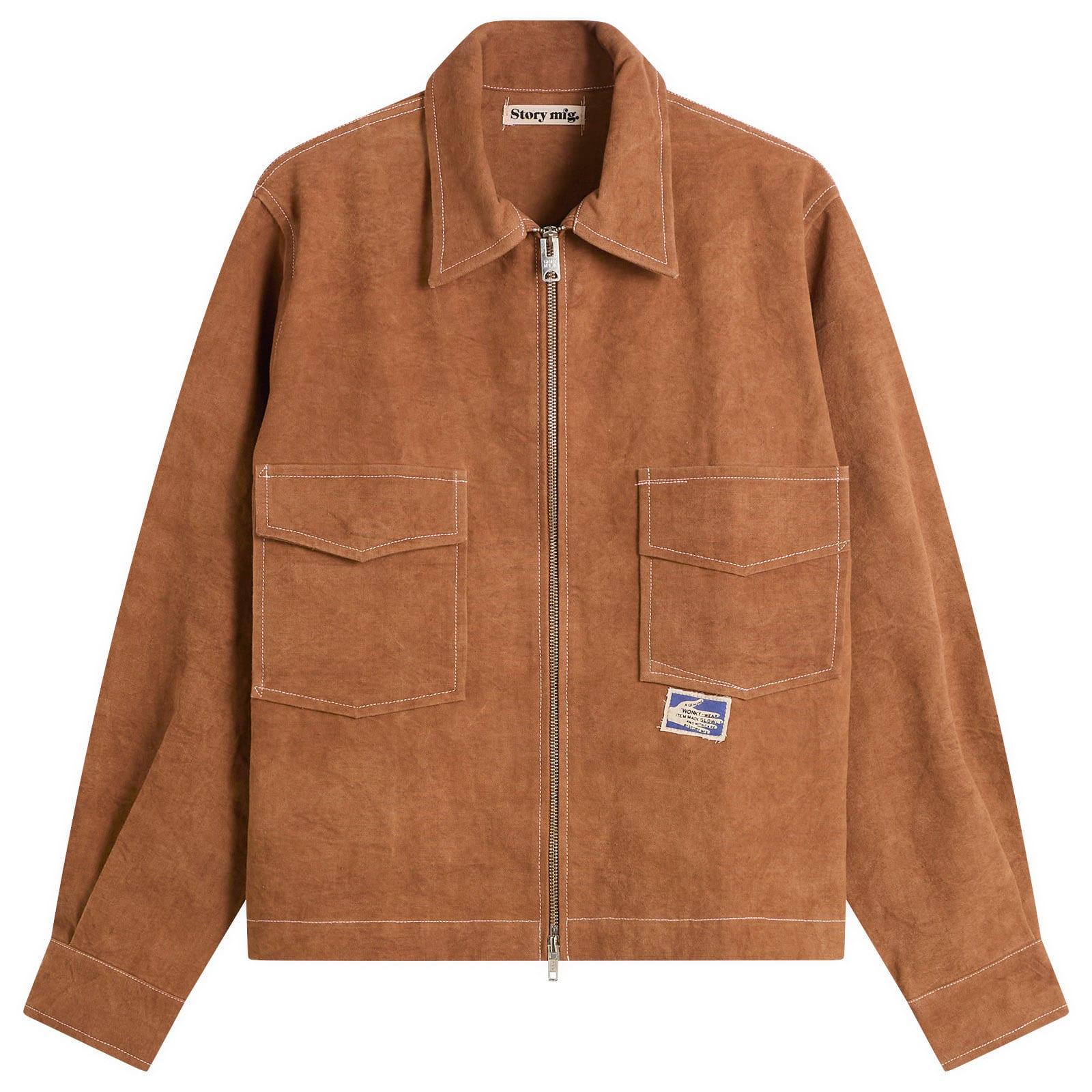 STORY mfg. Story Mfg 555 Jacket in Brown for Men | Lyst UK