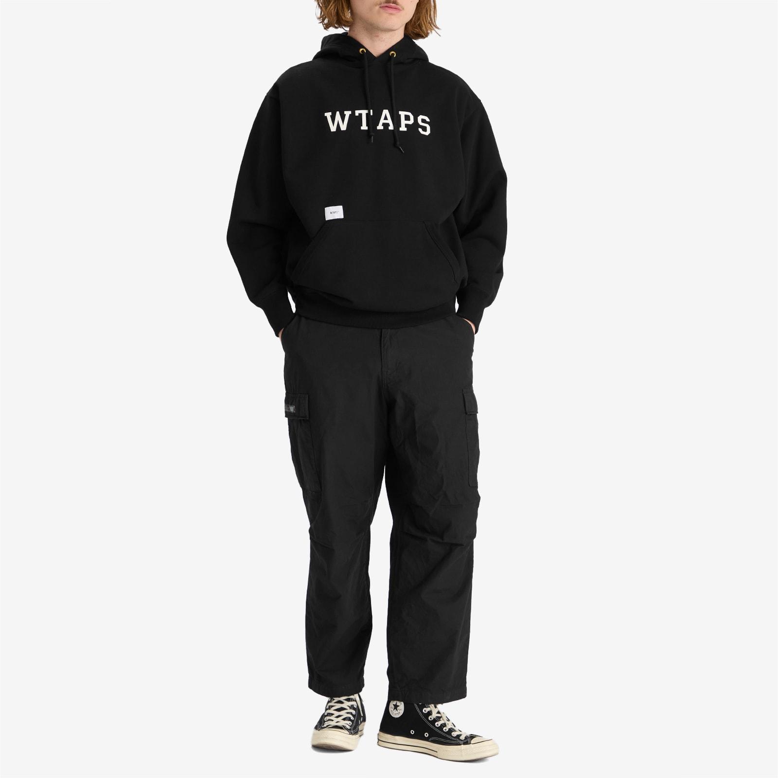 WTAPS Academy Logo Hoodie in Black for Men | Lyst