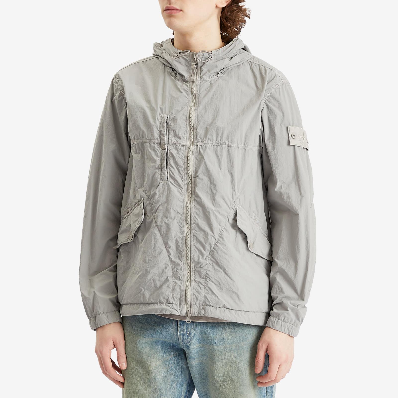 Stone Island Ghost Piece Nylon Smerigliato Short Parka Jacket in 