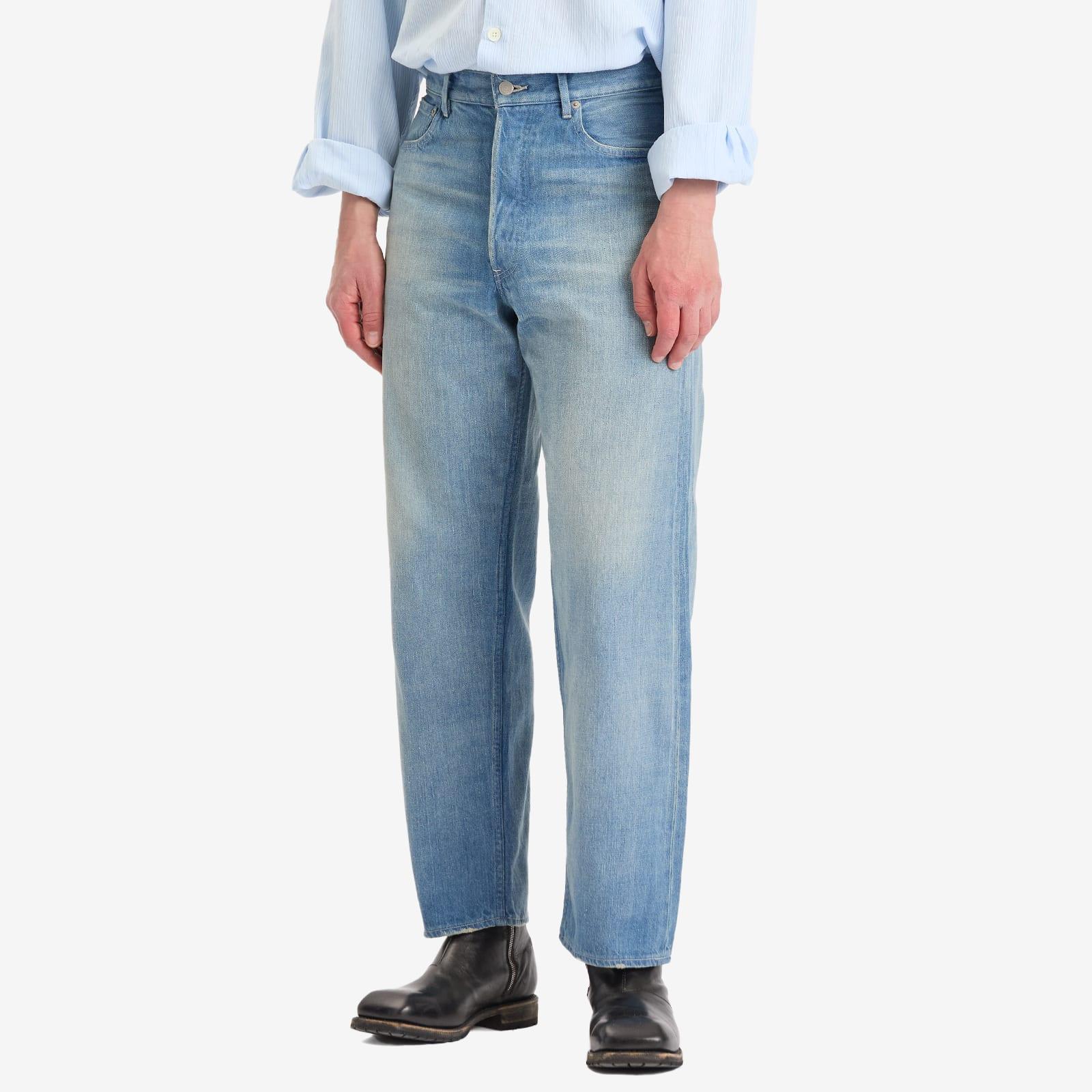 AURALEE SELVEDGE LIGHT DENIM PANTS