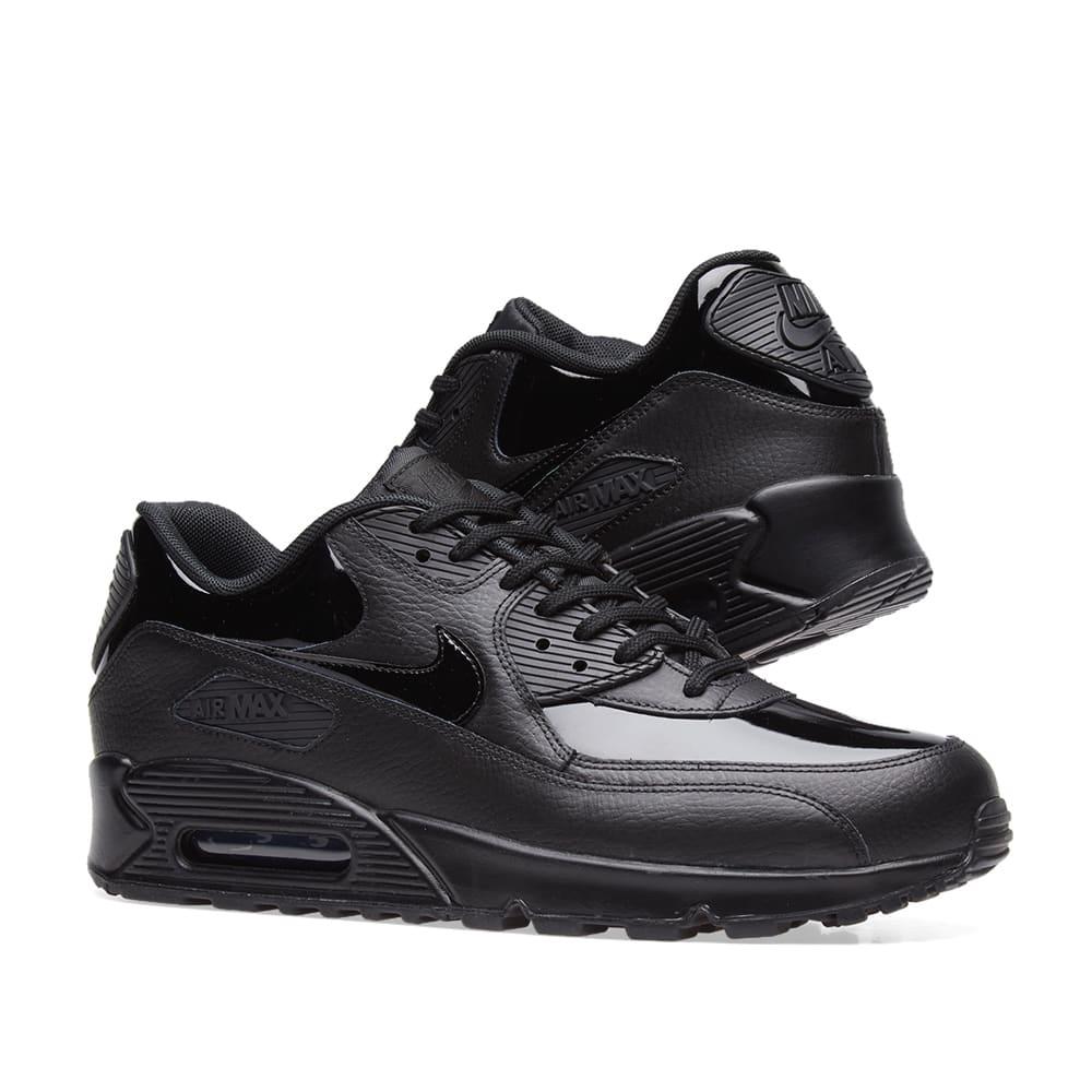 Nike Leather Air Max 90 Running Shoes 