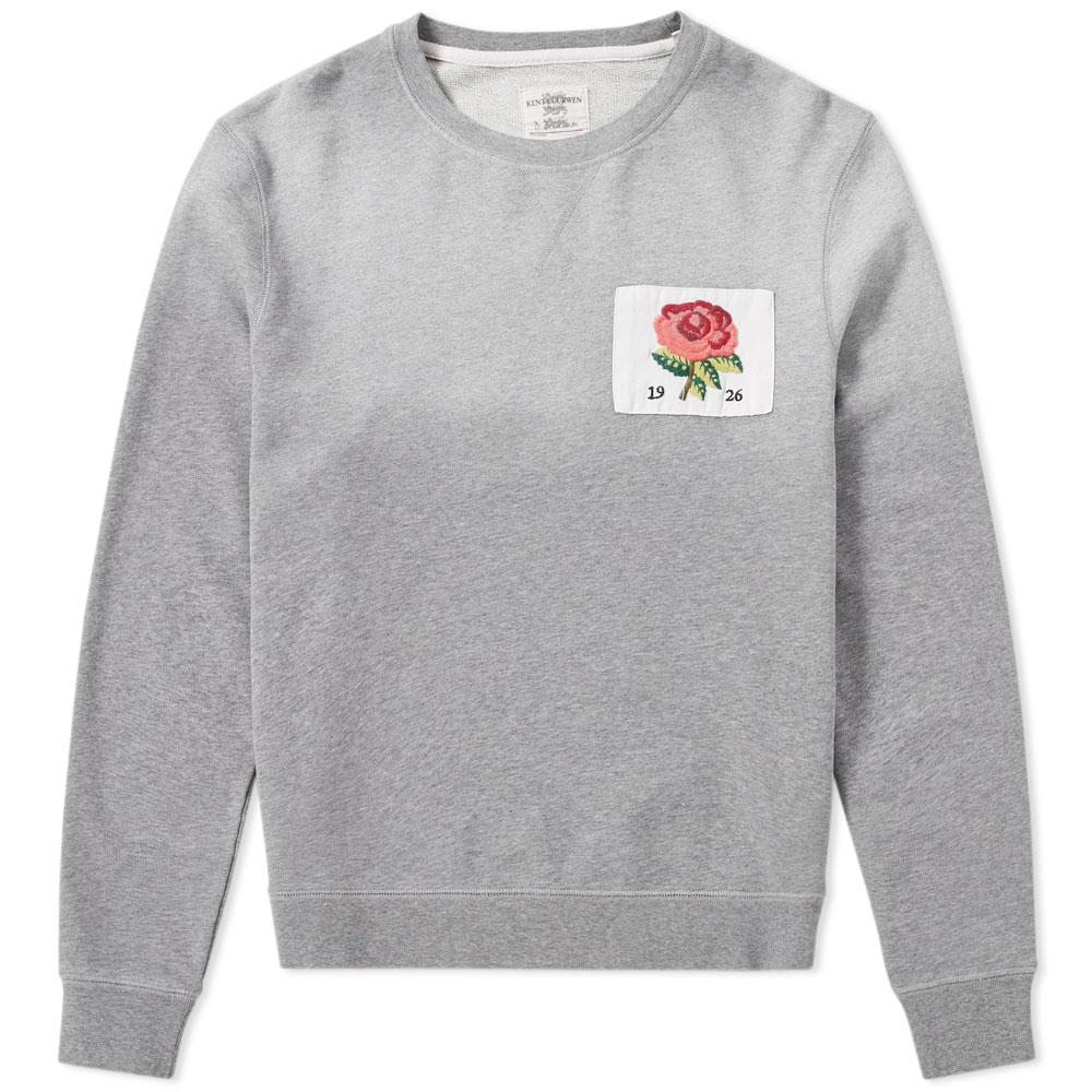 Kent Curwen 1926 Rose Crew Sweat in Gray for Men Lyst