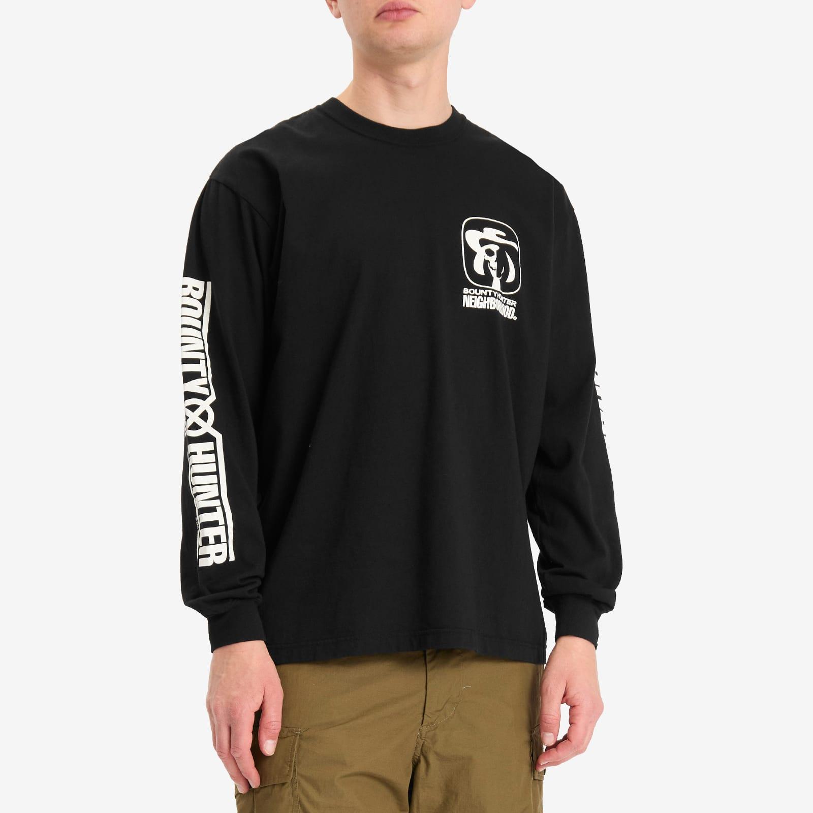 NEIGHBORHOOD × BOUNTY HUNTER TEE LS-1 Neighborhood X Bounty Hunter long sleeve t-shirt | BLACK | SEVENSTORE