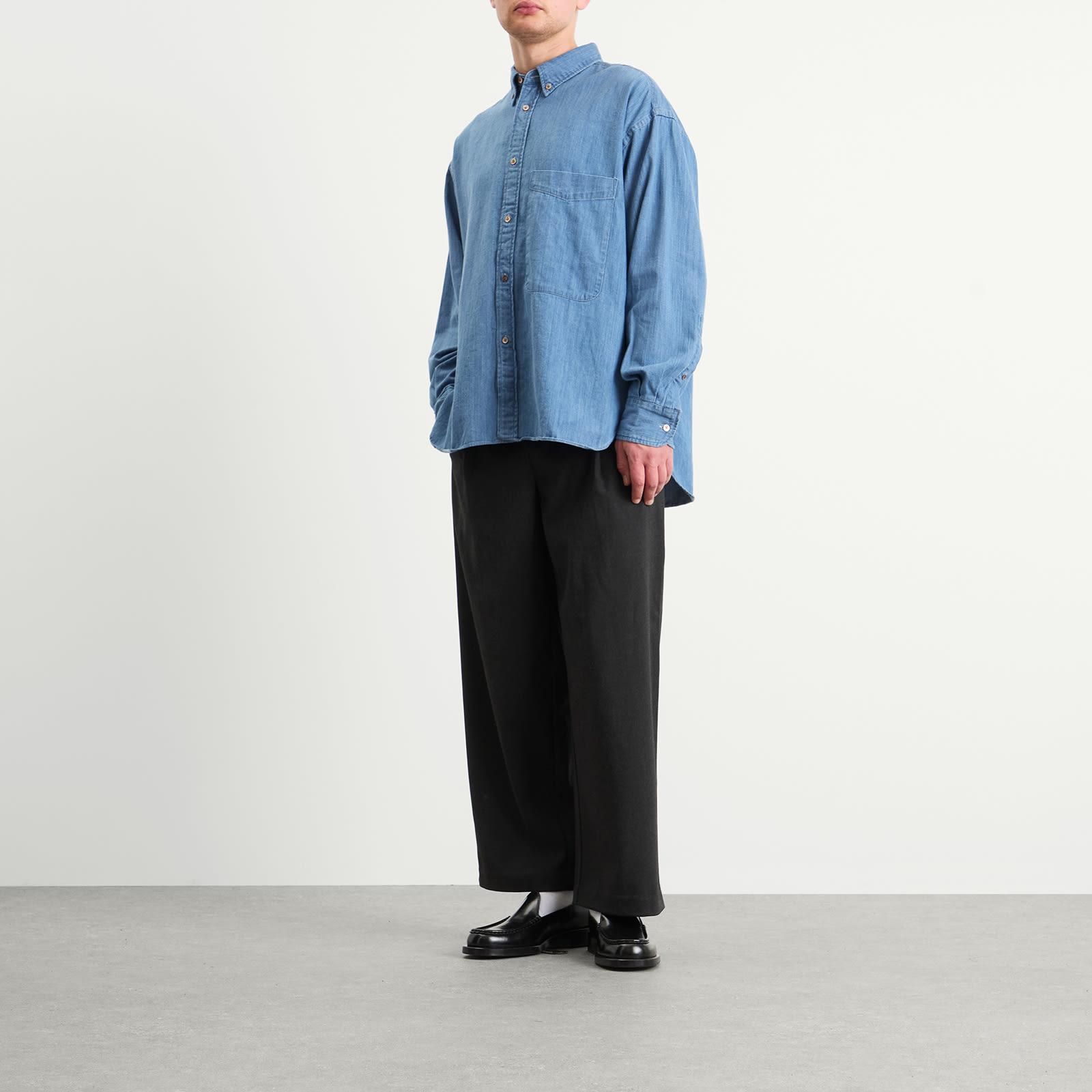 BEAMS PLUS×STUDIO NICHOLSON/DENIM SHIRT Studio Nicholson X Beams Plus Lisa Denim Shirt in Blue for Men