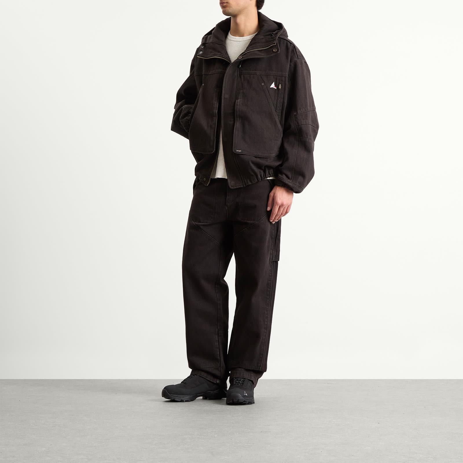 ROA X Wrangler Volano Denim Jacket in Black for Men | Lyst UK