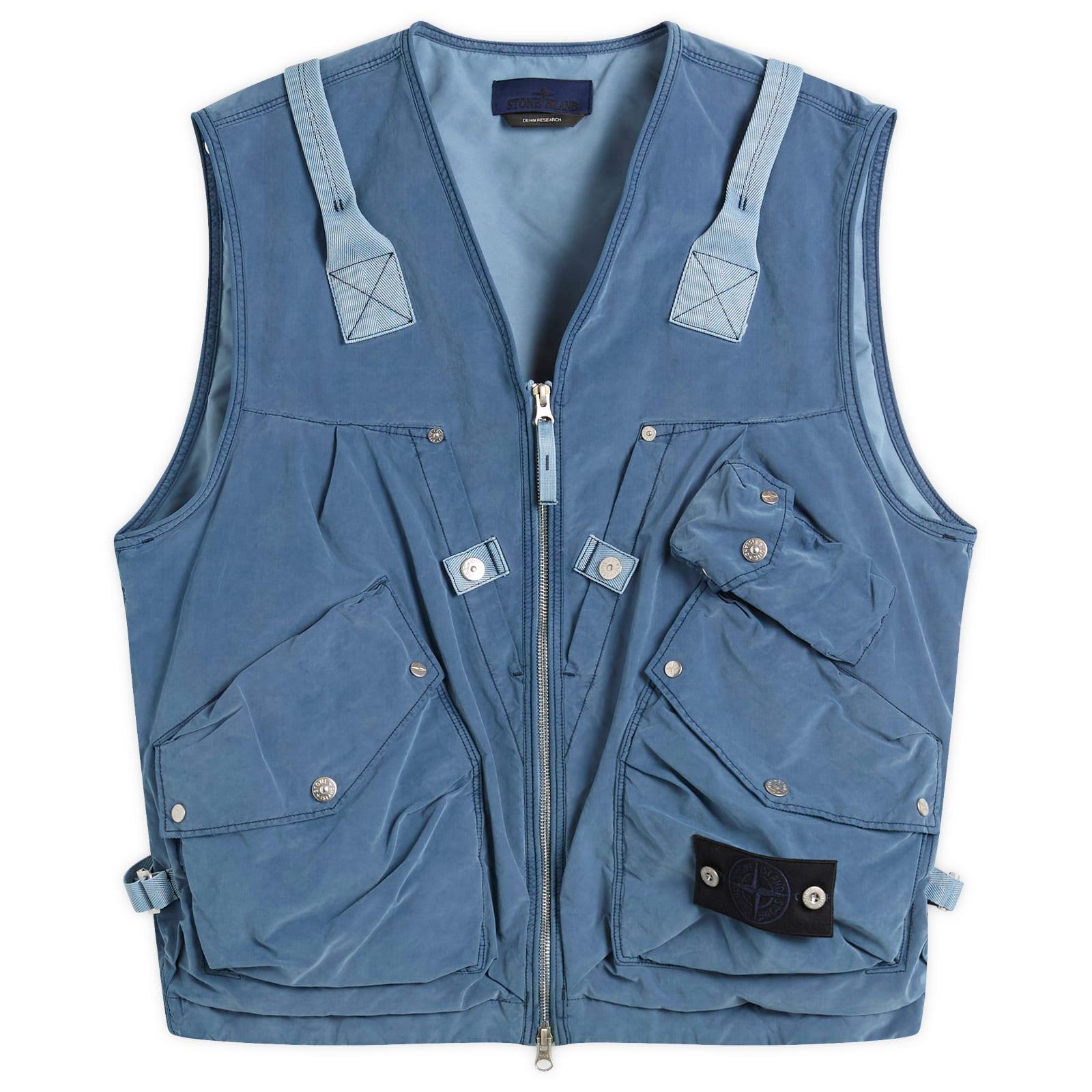 Stone Island David Light-Tc Vest in Blue for Men | Lyst UK