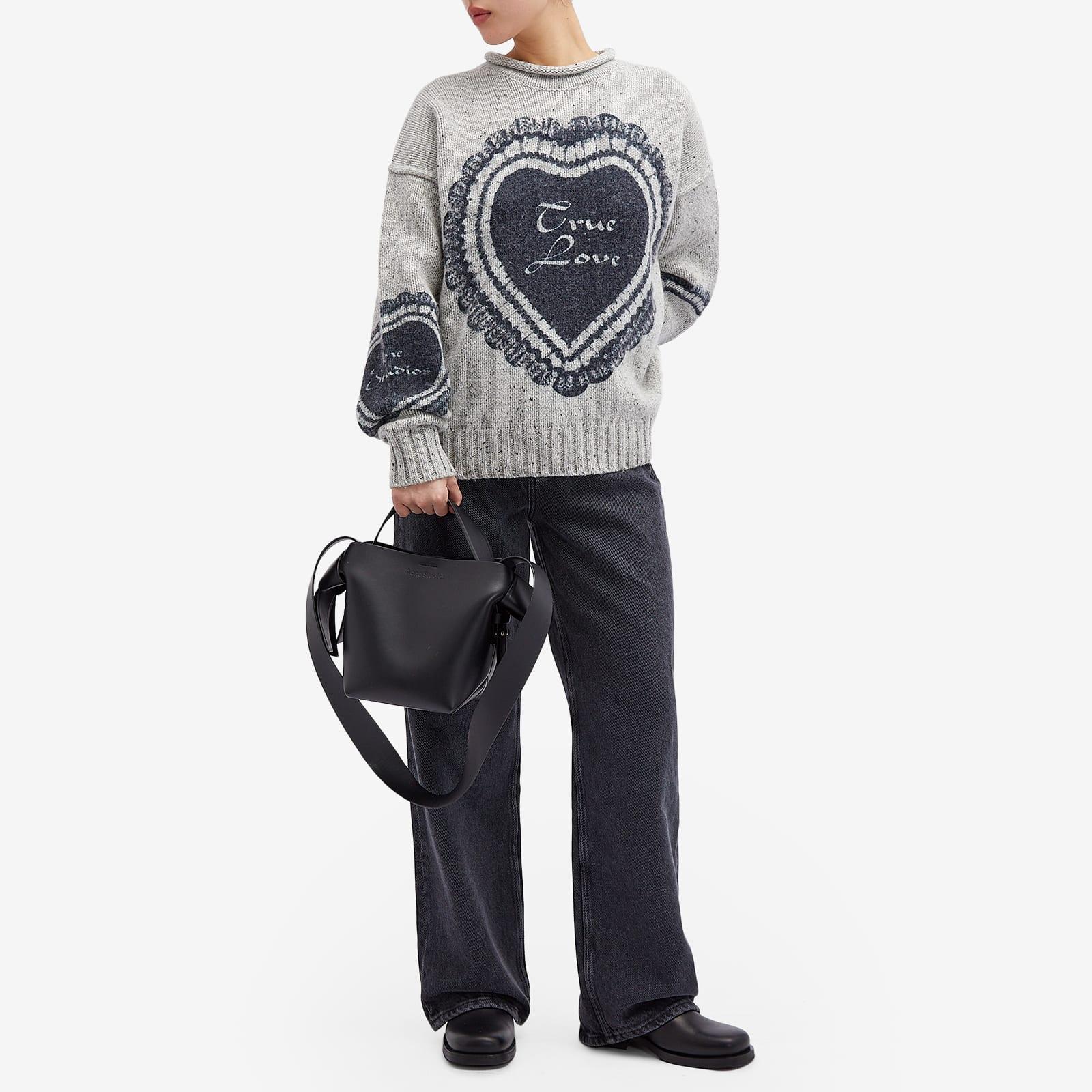 Acne Studios True Love Knit Jumper in Gray | Lyst