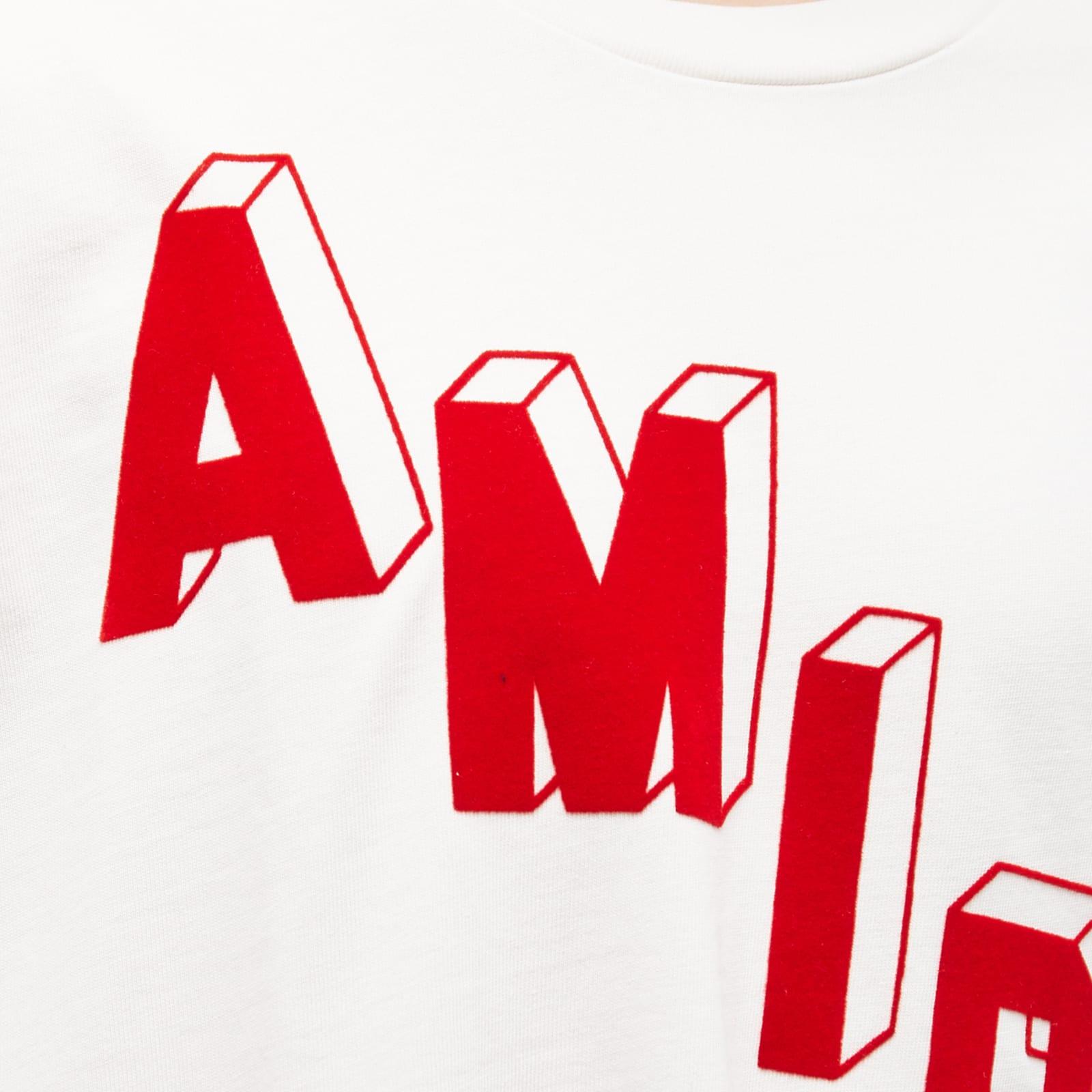 Amiri Men's Flocked Hockey Skater T-Shirt