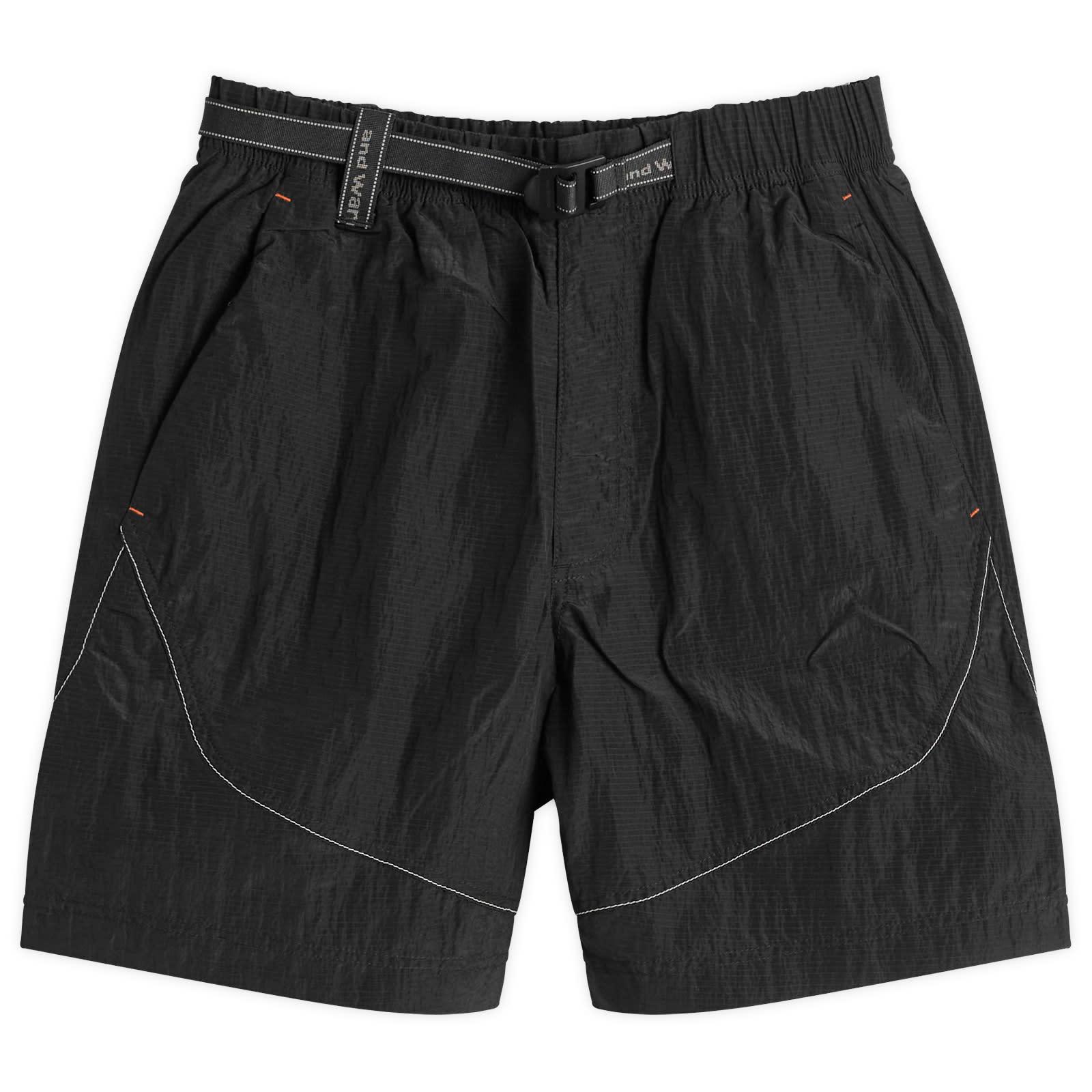and wander X Roa Ripstop Wind Shorts in Black for Men | Lyst