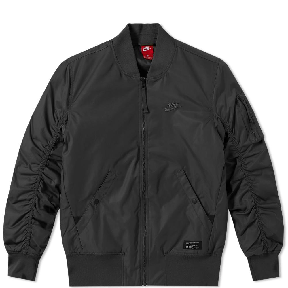 Nike Synthetic Air Force 1 Jacket in Black for Men - Lyst