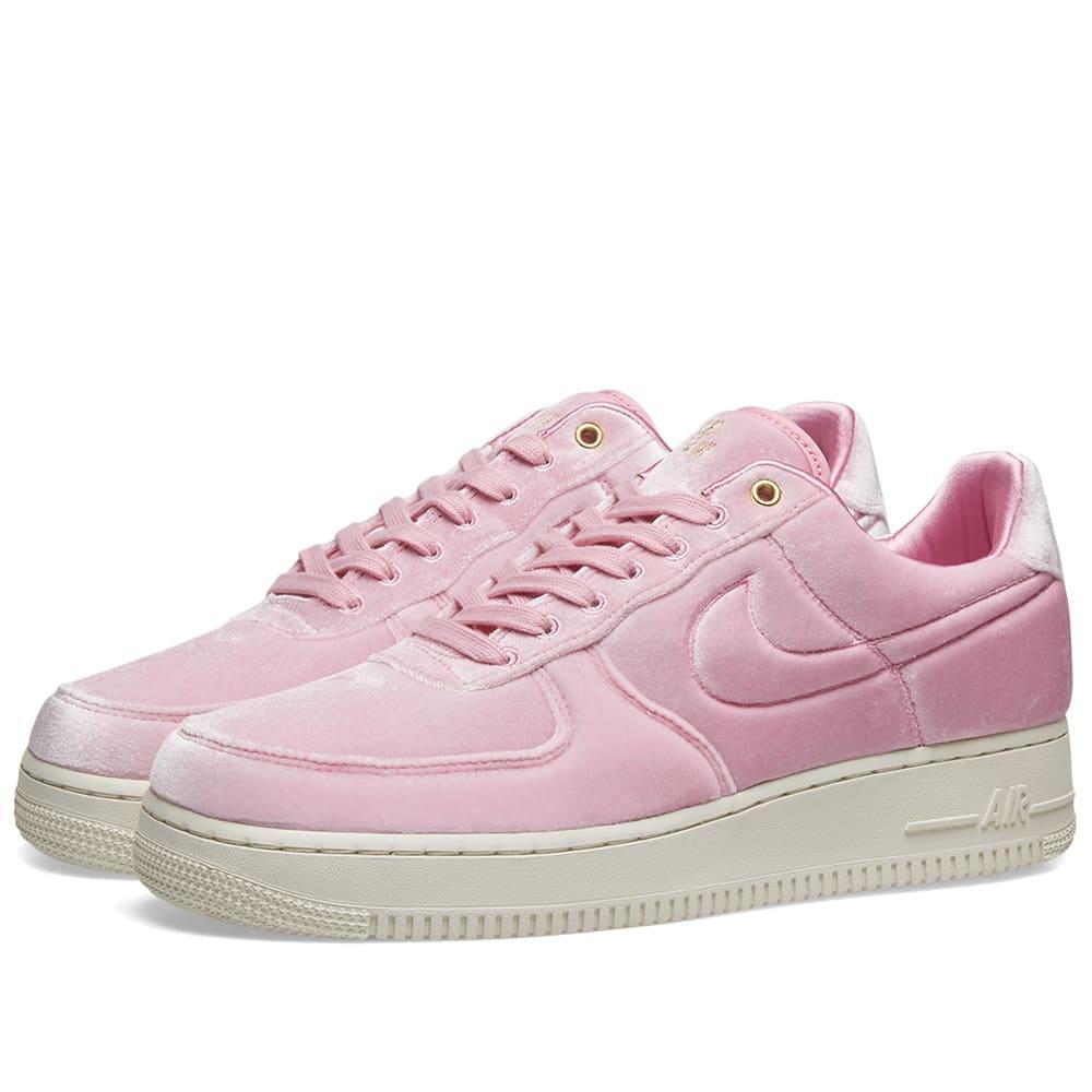 velvet pink air forces
