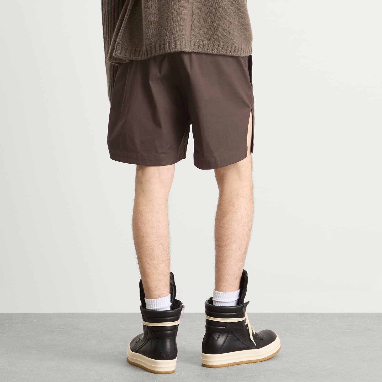 Rick Owens Heavy Cotton Poplin Bela Boxers in Brown for Men | Lyst