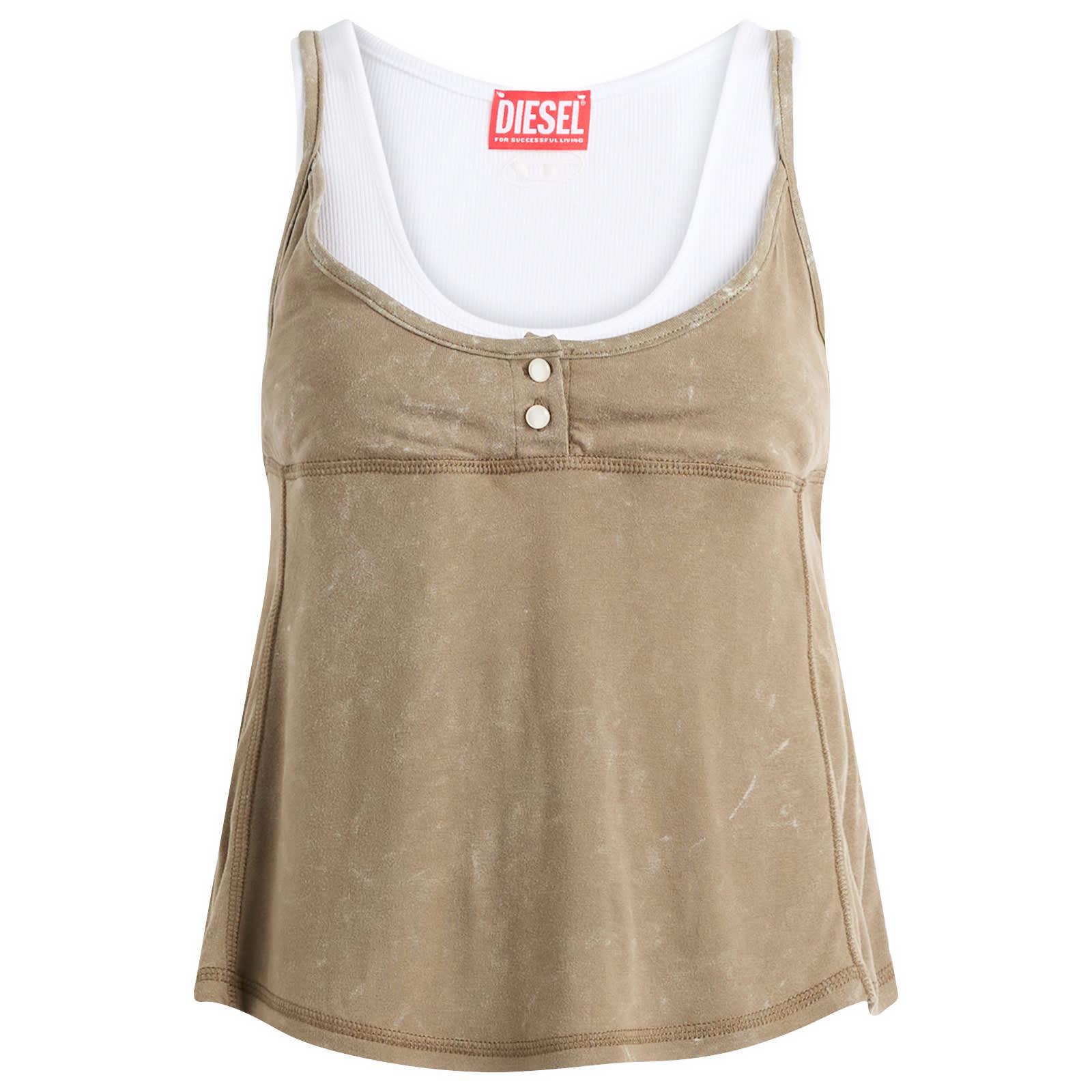 DIESEL Sleeveless and tank tops for Women | Online Sale up to 43