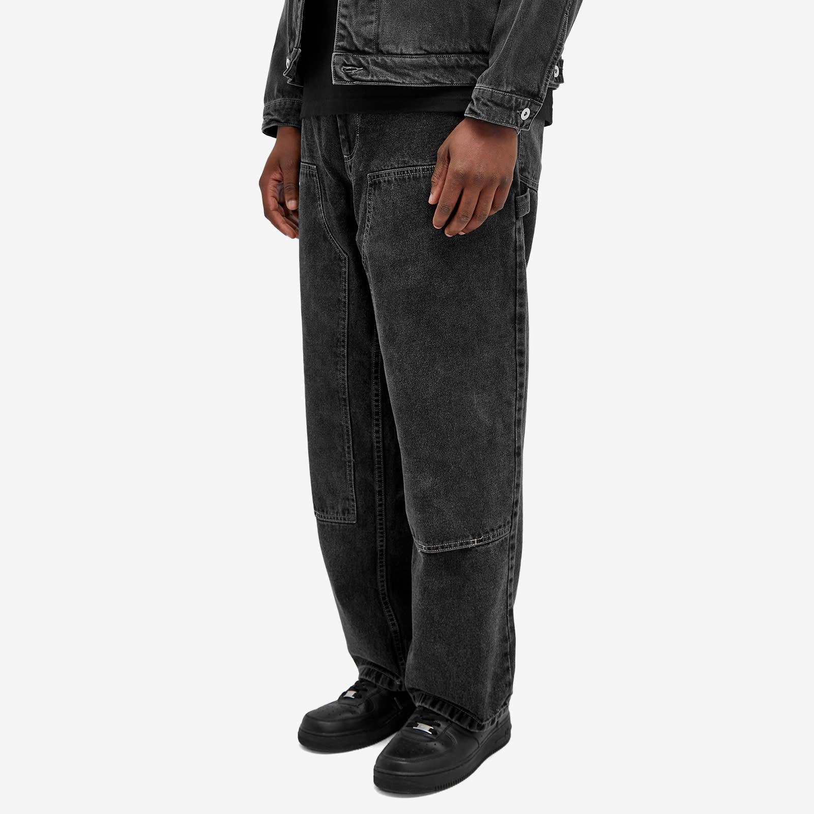 POLAR SKATE Big Boy Double Knee Work Pants in Gray for Men