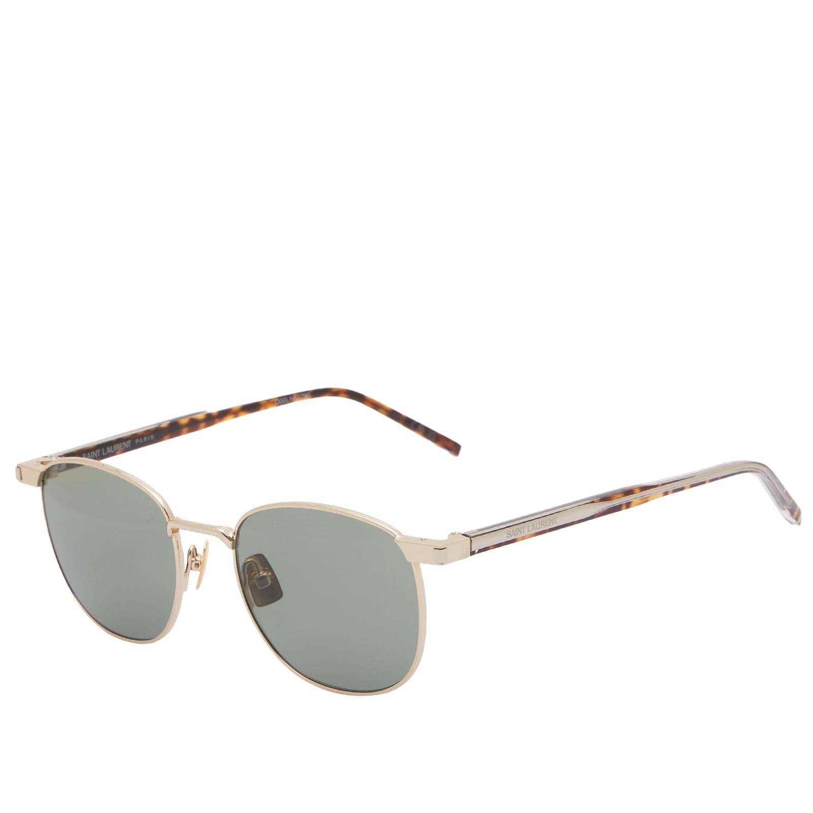 Saint Laurent Saint Laurent Sl 747 Sunglasses in Metallic | Lyst