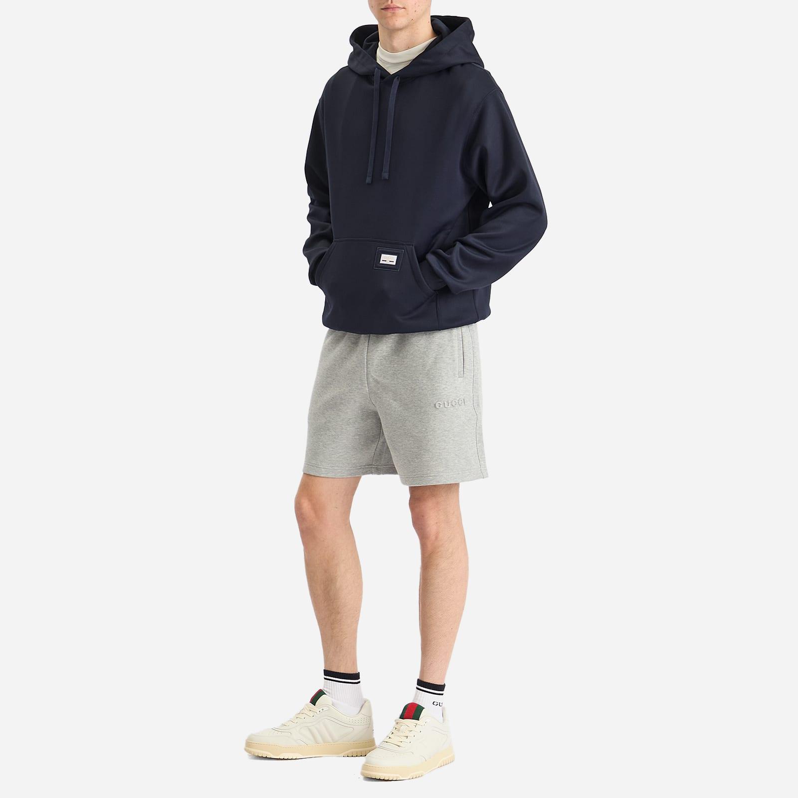 Gucci Tech Nylon Fleece Hoodie in Blue for Men Lyst UK