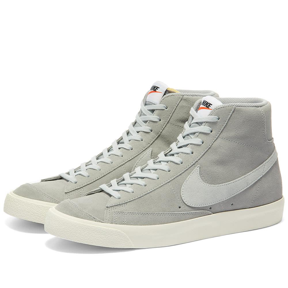 Nike Blazer Mid '77 Suede Shoes in Grey (Gray) for Men | Lyst