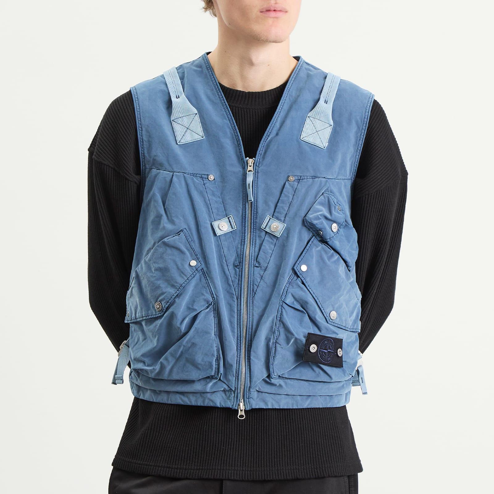 Stone Island David Light-Tc Vest in Blue for Men | Lyst UK