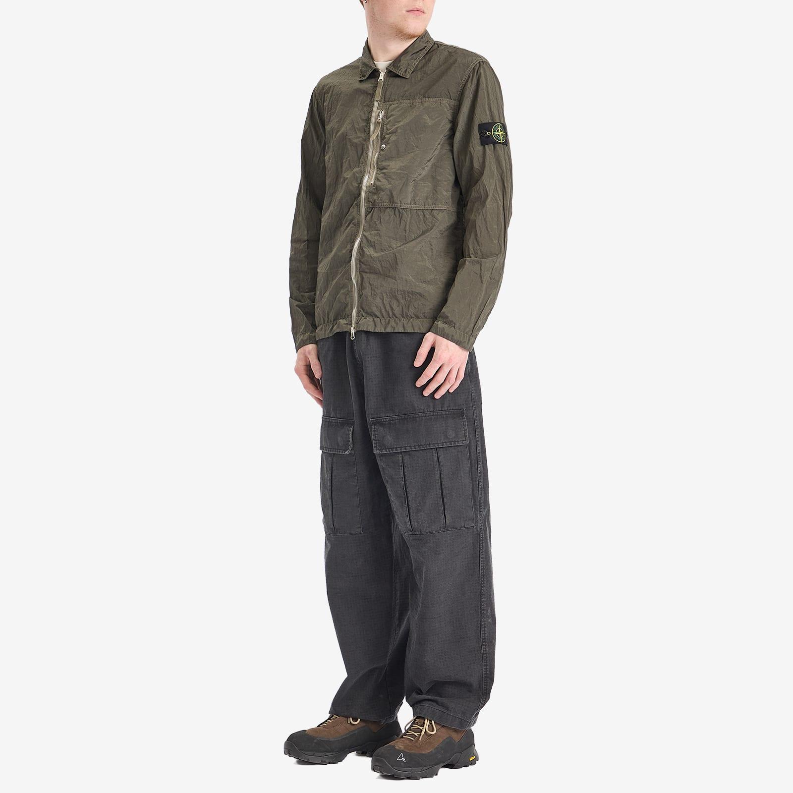 Stone Island Nylon Metal Shirt Jacket in Green for Men | Lyst