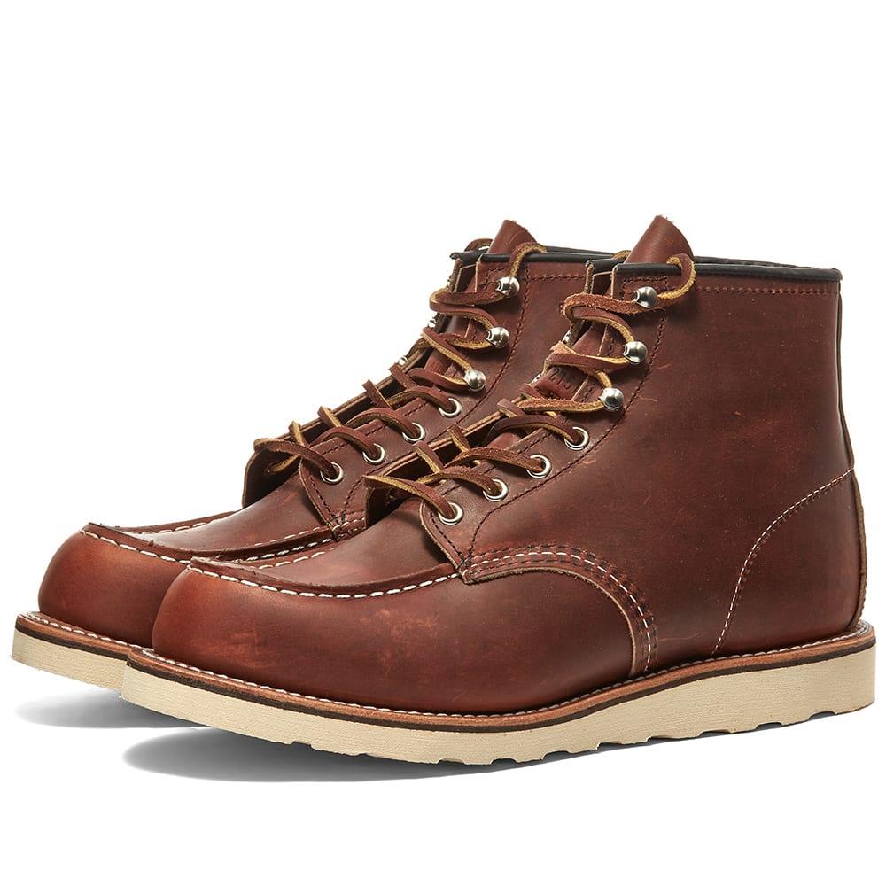 Red Wing Leather 87519 Classic Moc Toe Boot in Brown for Men - Lyst