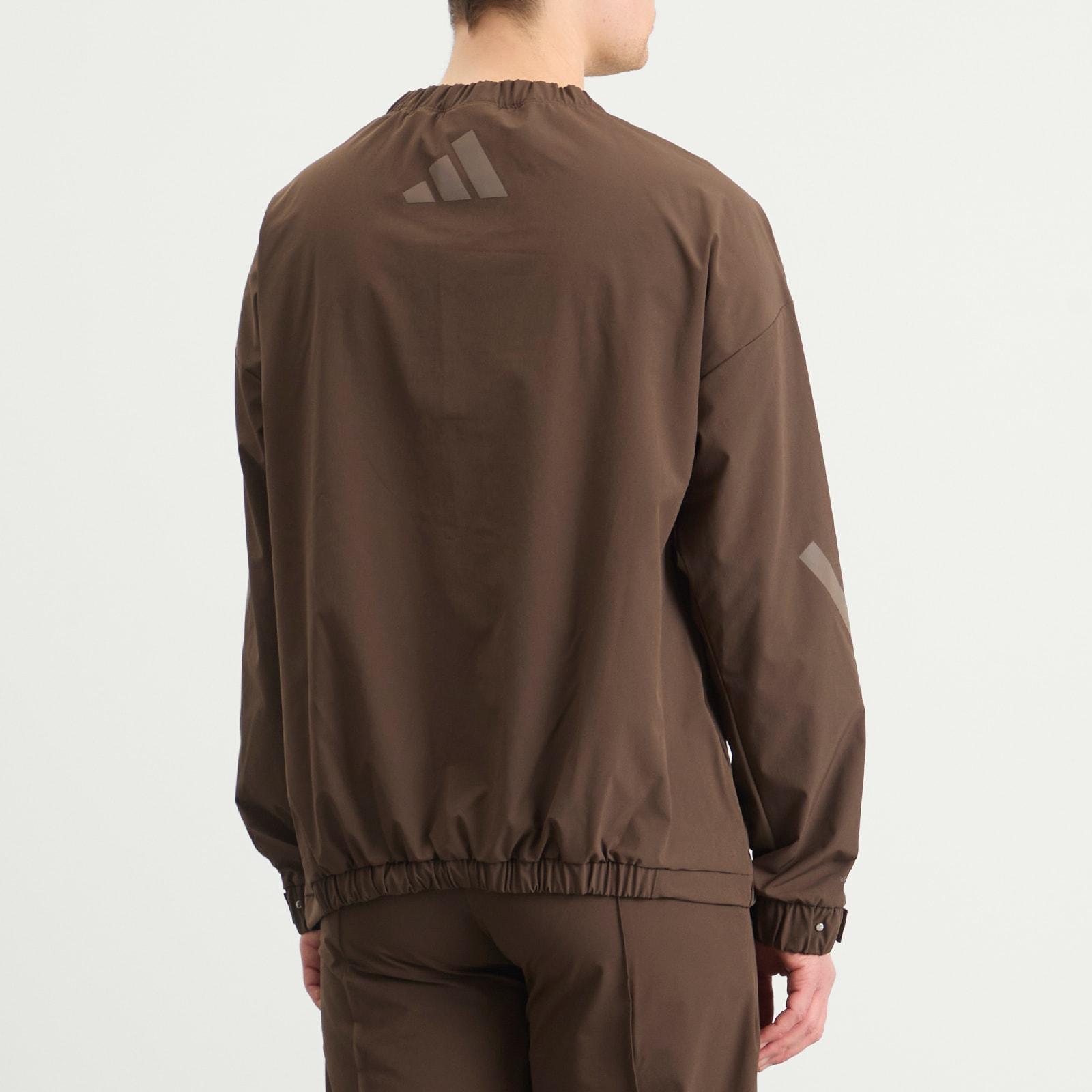 adidas X Entire Studios Zne Half Zip Woven Sweatshirt in Brown for 