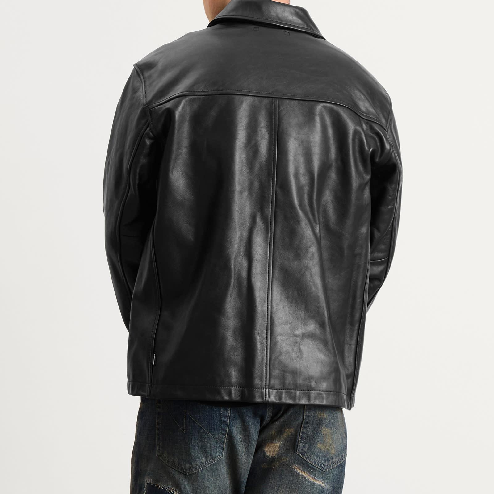 ジャケット・アウター NEIGHBORHOOD LEATHER CAR COAT M NEIGHBORHOOD
