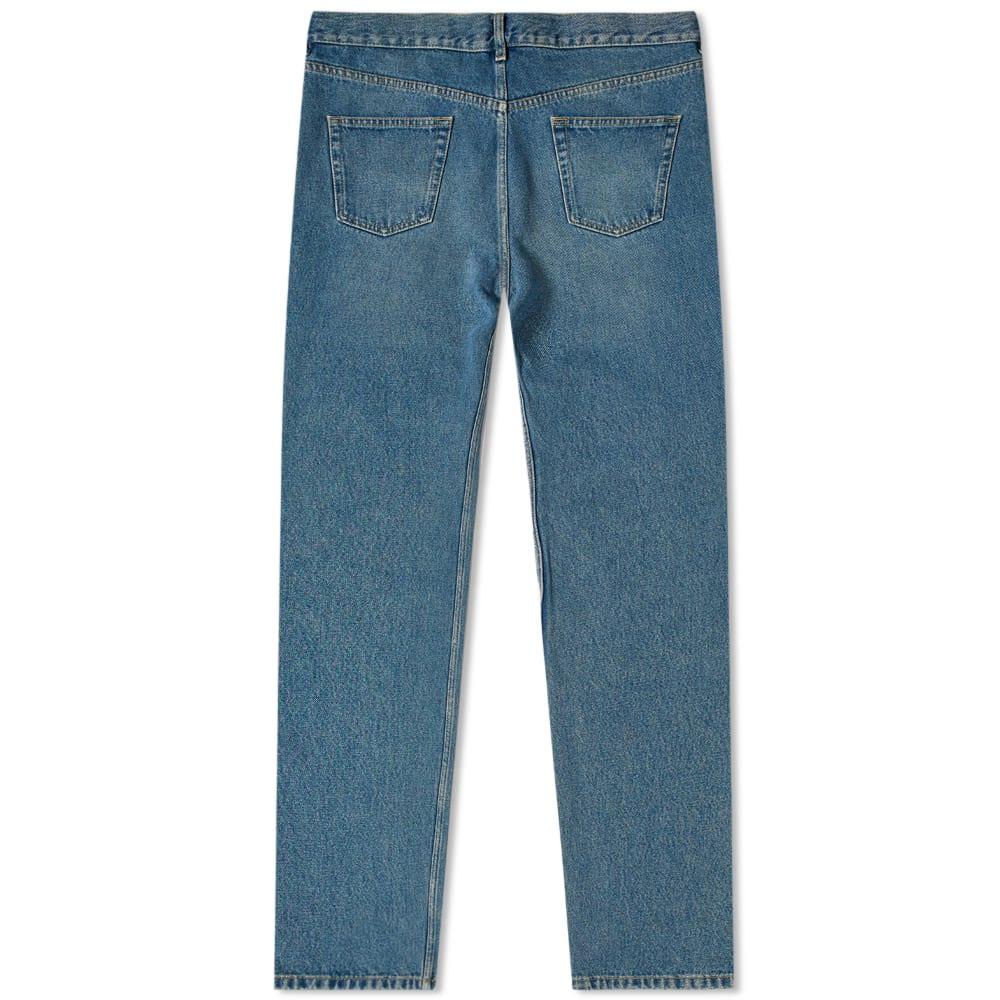 Balenciaga Cotton Archetype Damaged Jean in Blue for Men - Lyst