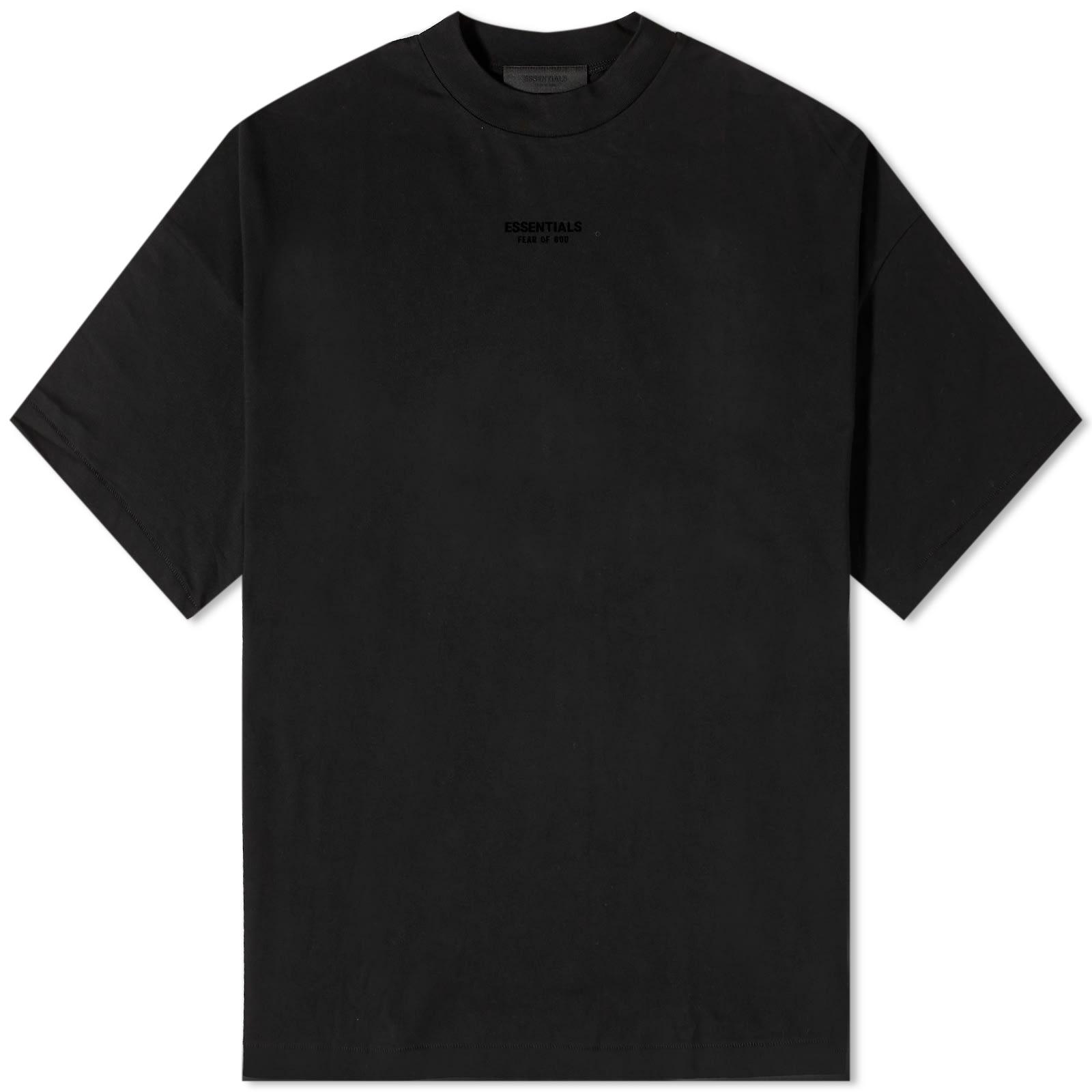 Fear Of God Essentials T-Shirt Jet in Black for Men Lyst UK