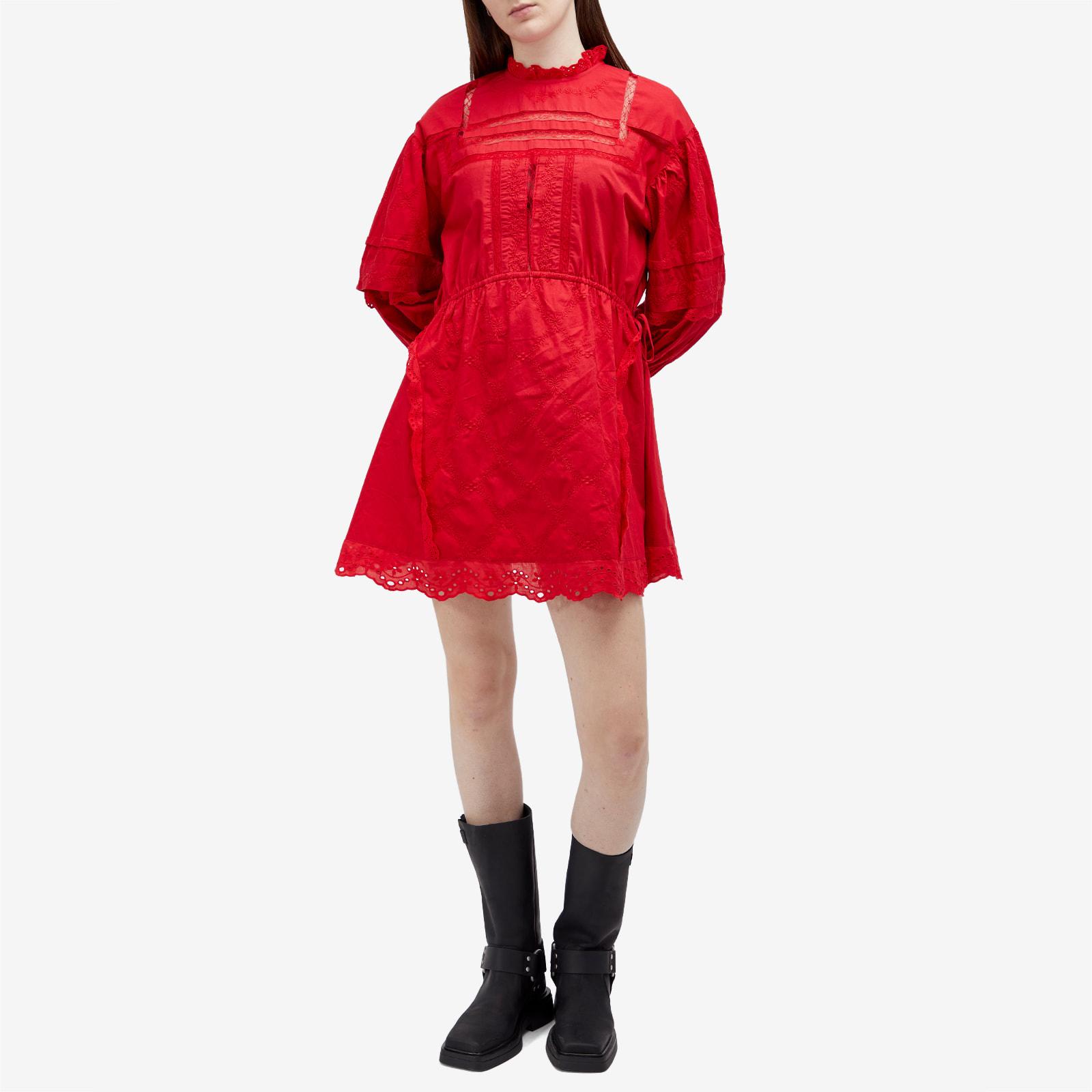 strapless open back dress SCOVILLE DRESS RED VERMILLION – La Galpa