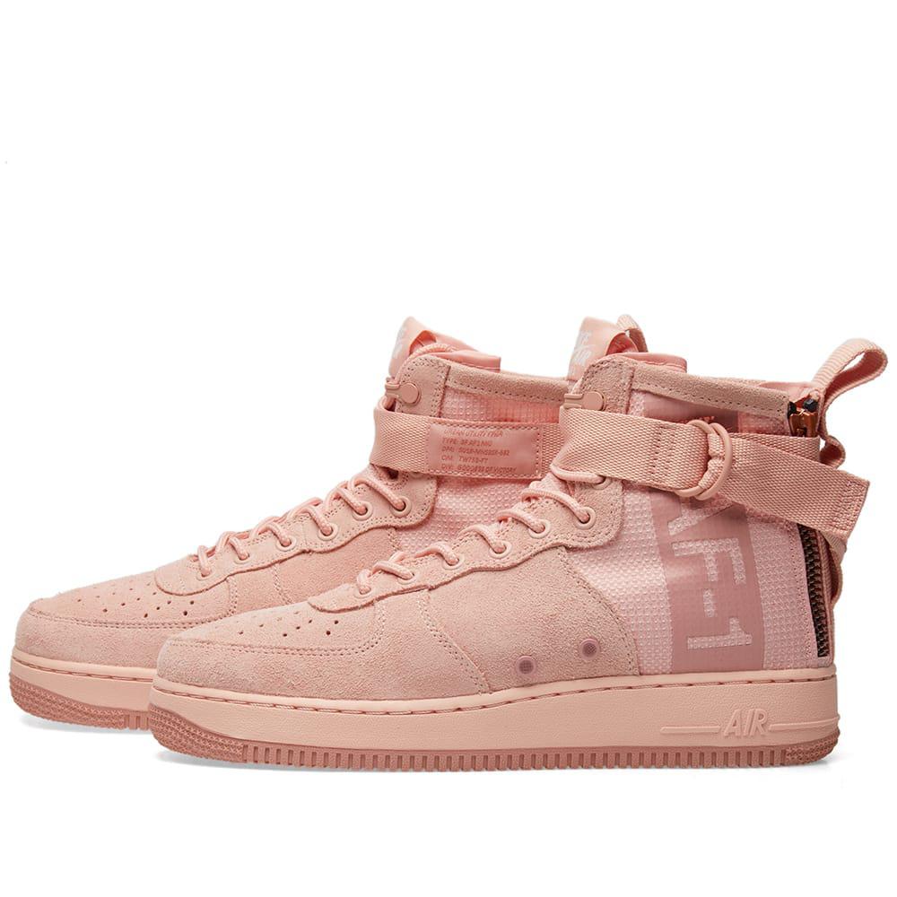 nike sf af1 mid pink