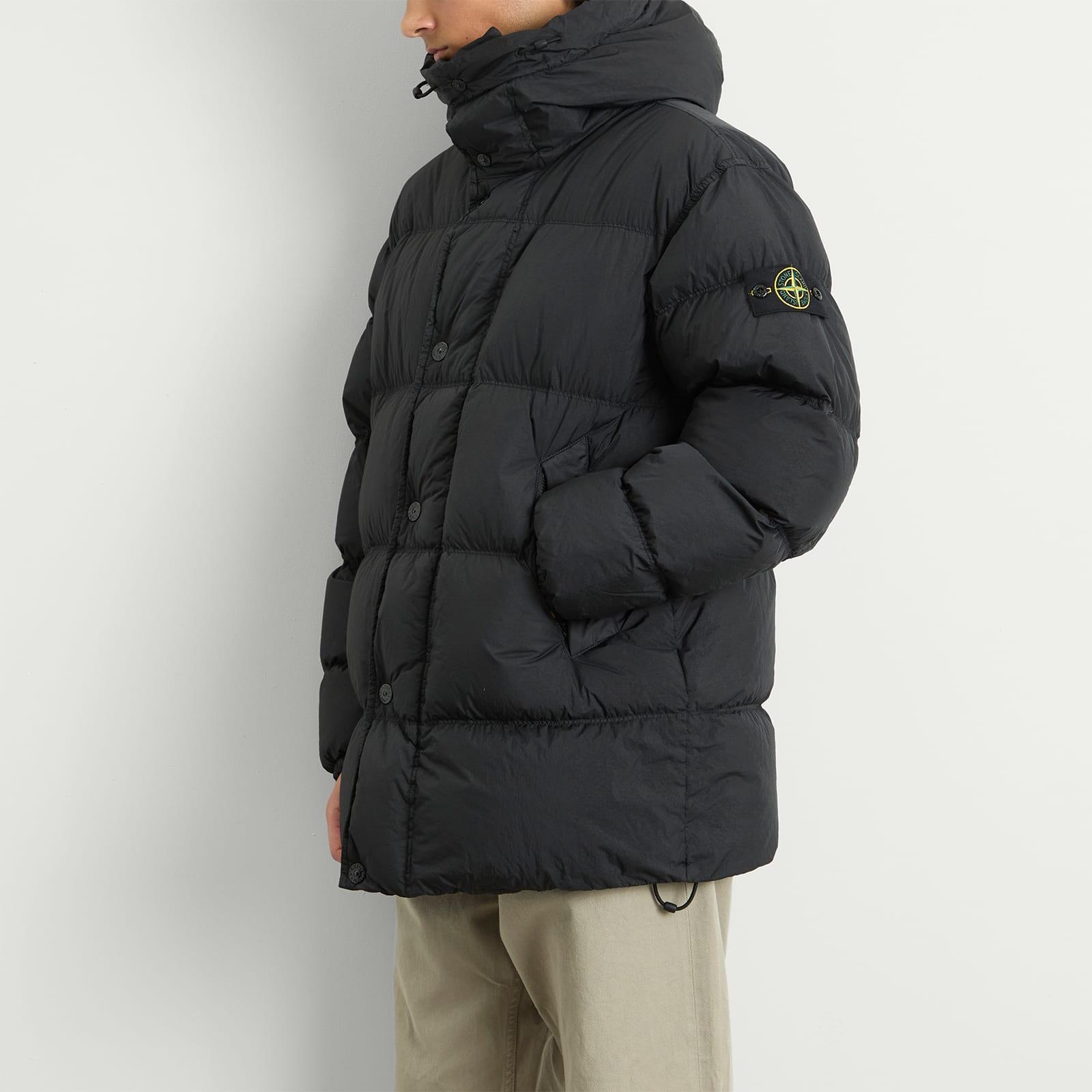Stone Island Crinkle Reps Nylon Down Parka in Grey for Men | Lyst UK