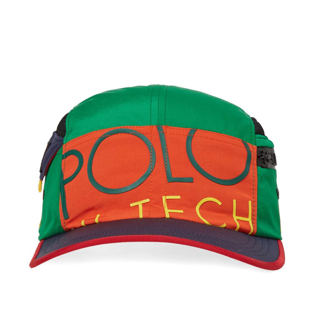 Polo Ralph Lauren Hi-tech 5 Panel Cap in Green for Men | Lyst