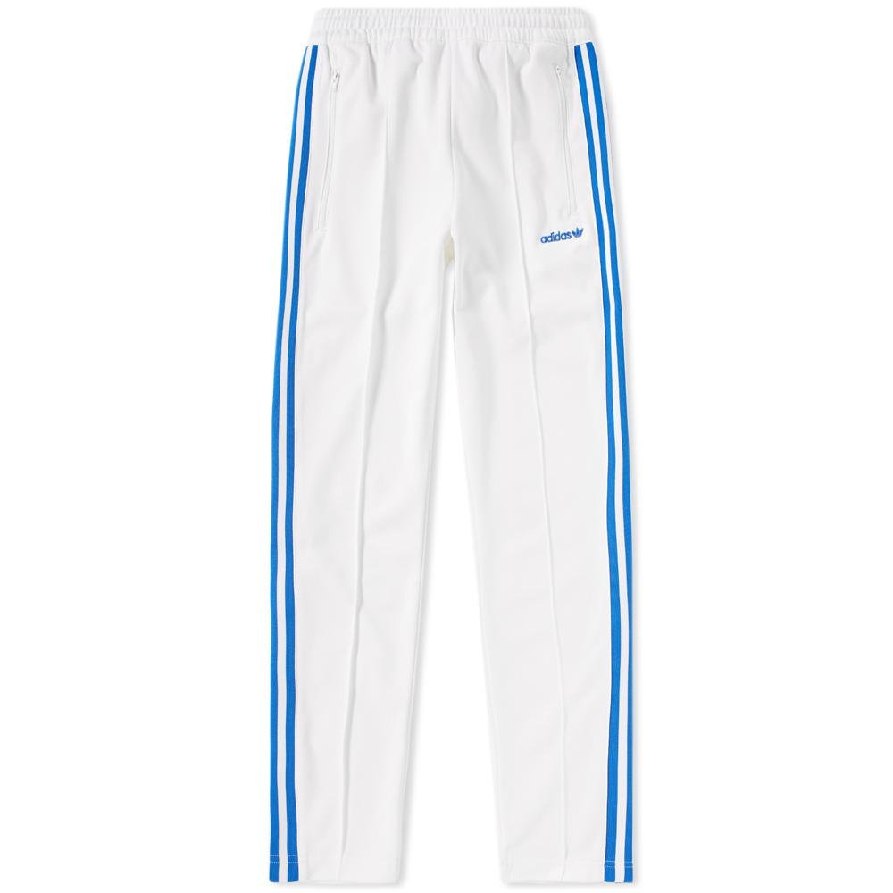 adidas Originals Cotton Os Beckenbauer Track Pant in White adidas Originals Cotton Os Beckenbauer Track Pant in White