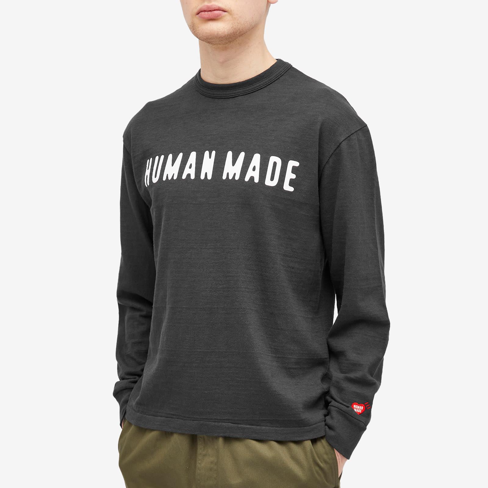 Human Made Arch Logo Long Sleeve T-Shirt in Grey for Men